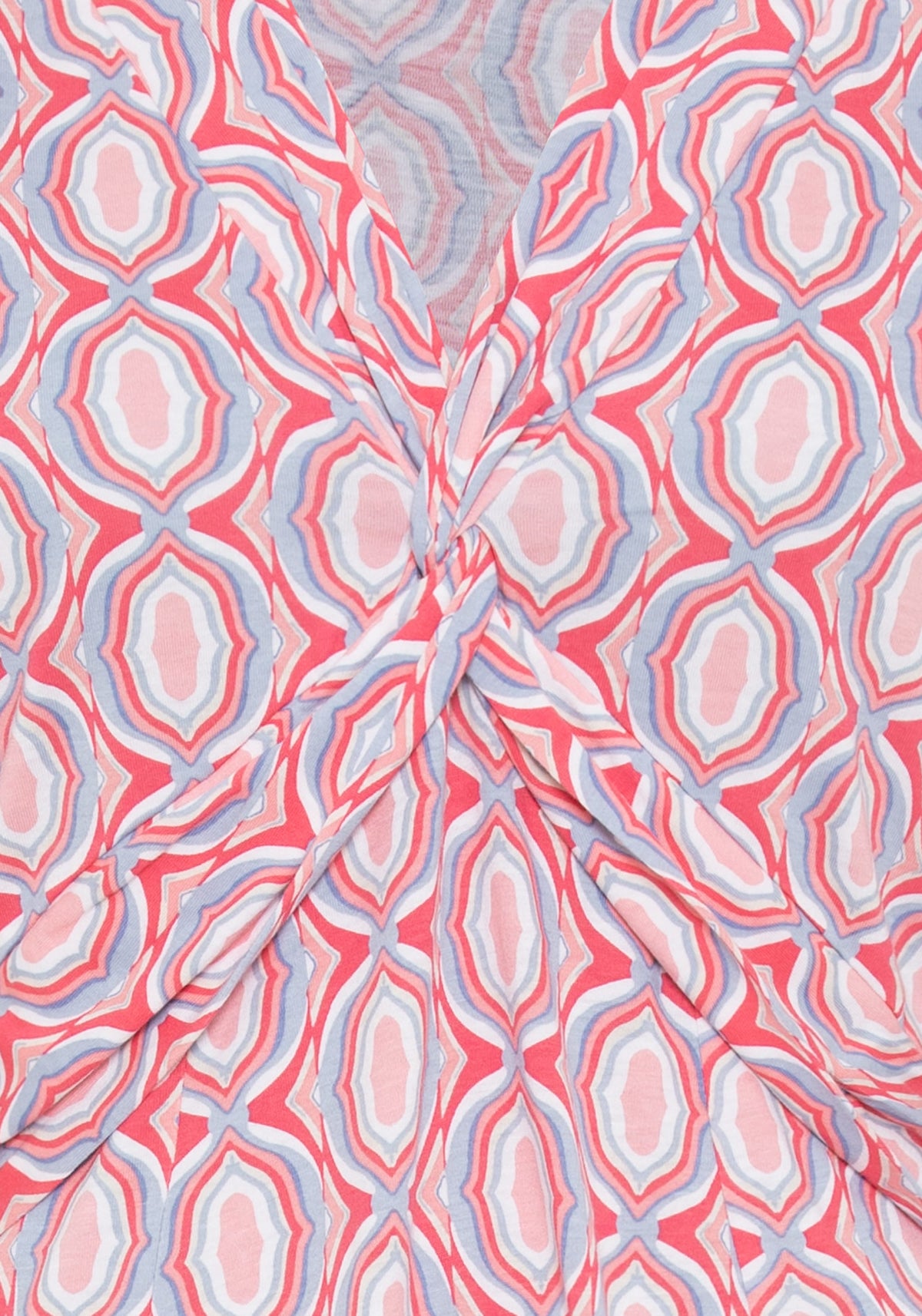 Ornamental Print A-Line Dress