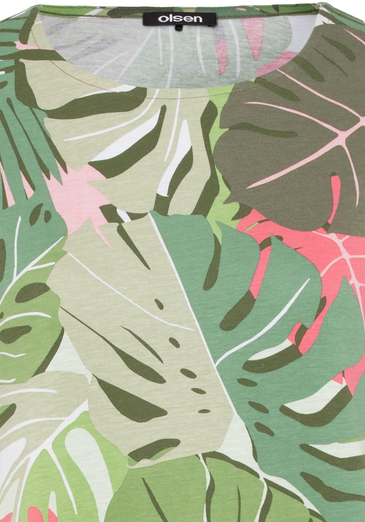 Sleeveless Jungle Leaf Print Dress