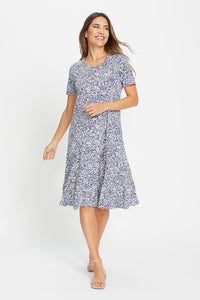 Filigree Print Dress