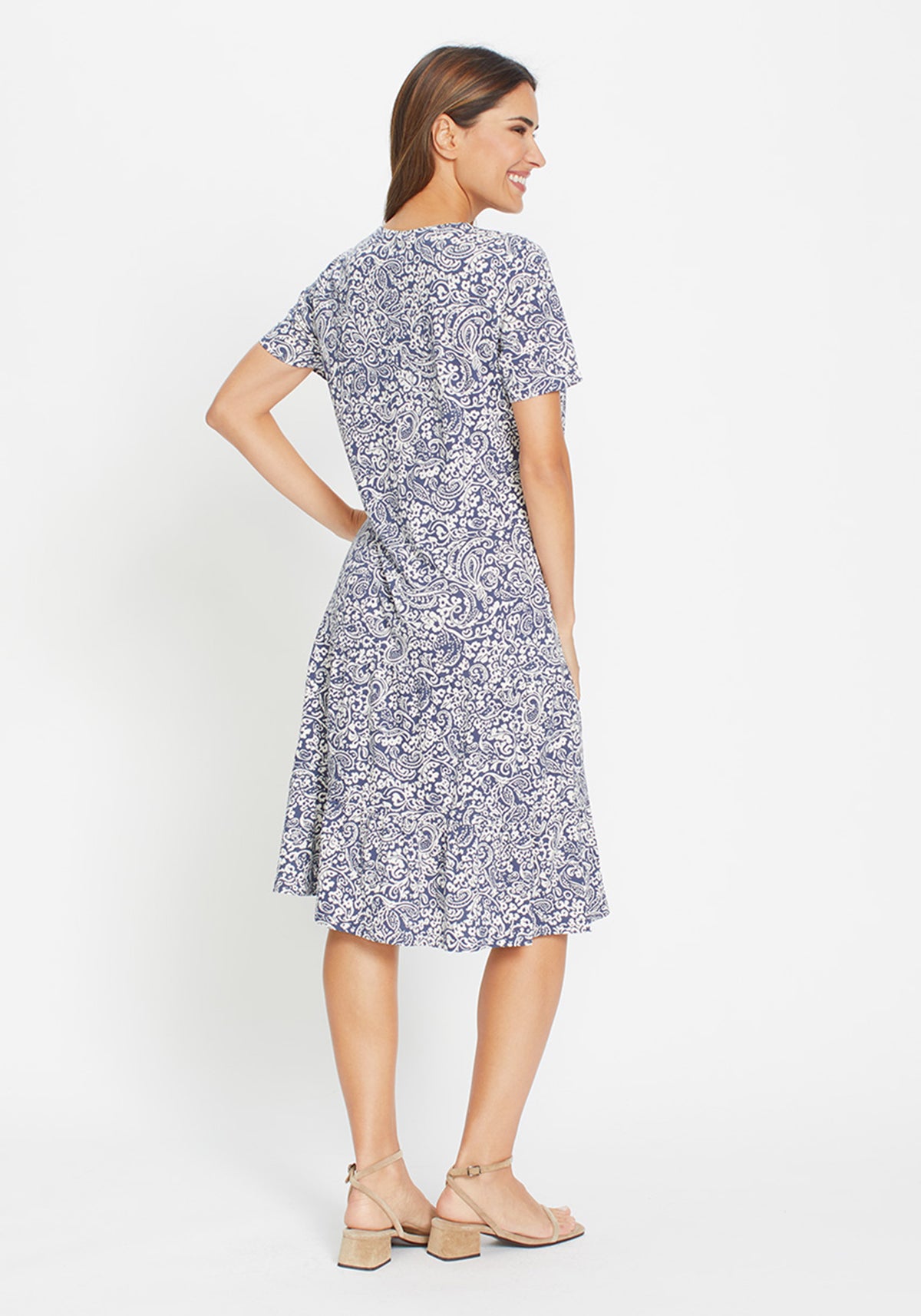 Robe imprimée en filigrane