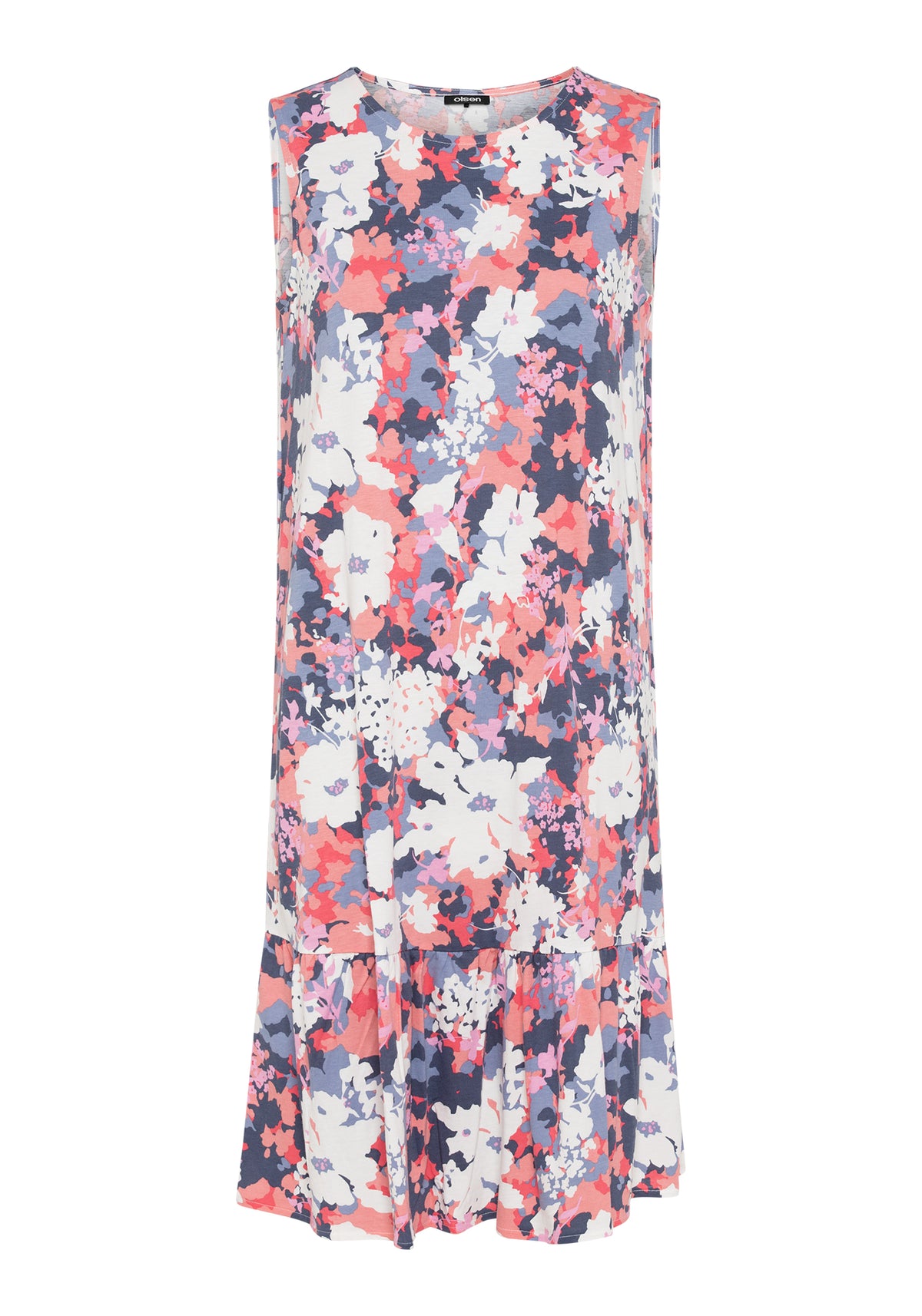 Sleeveless Floral Camo Dress