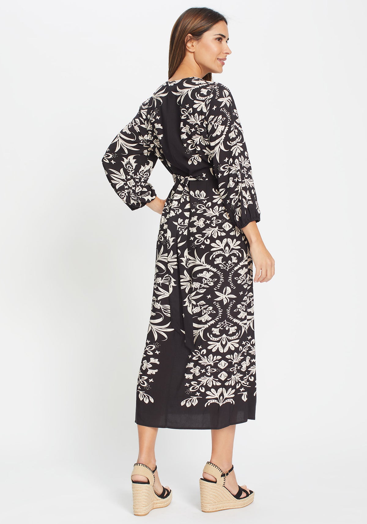 Robe à imprimé ornemental