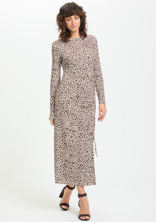 Modern Animal Fitted Midi Dress