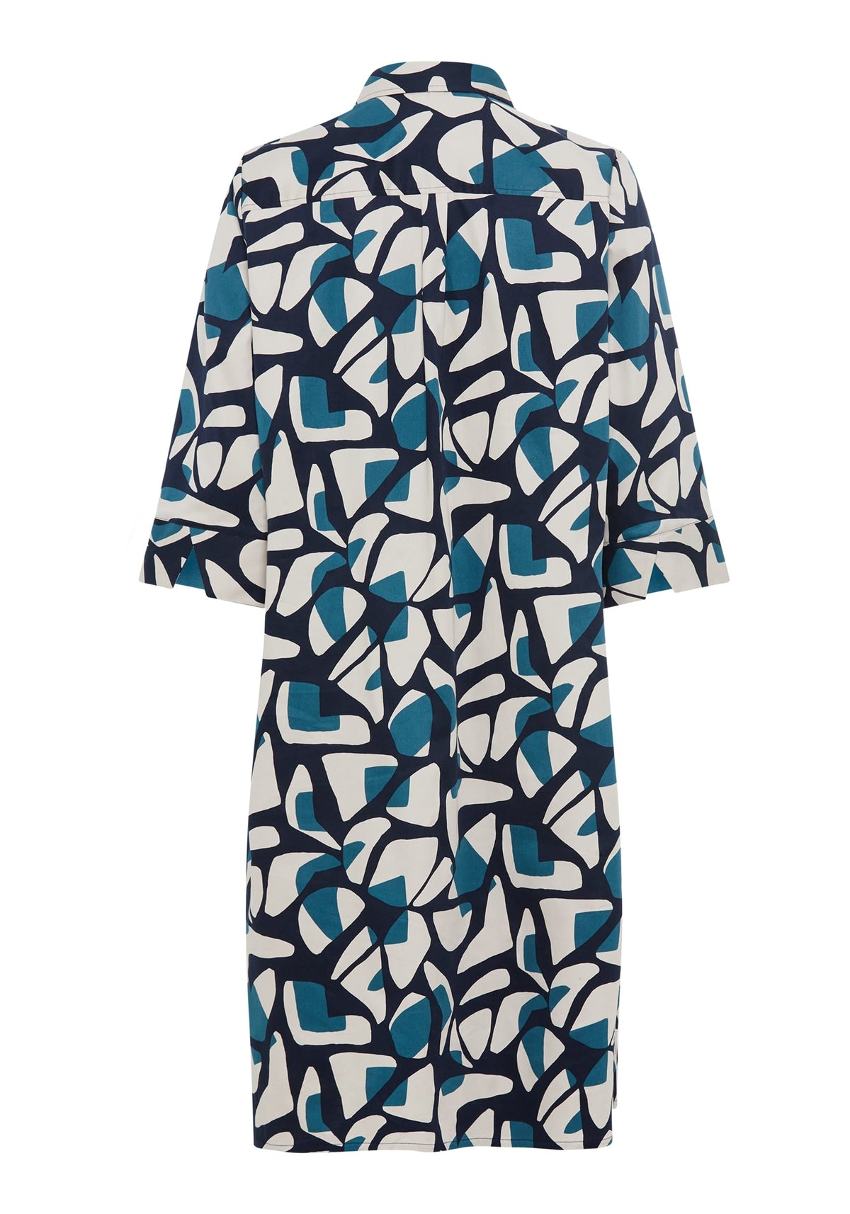 Modern Graphic Shirt Dress