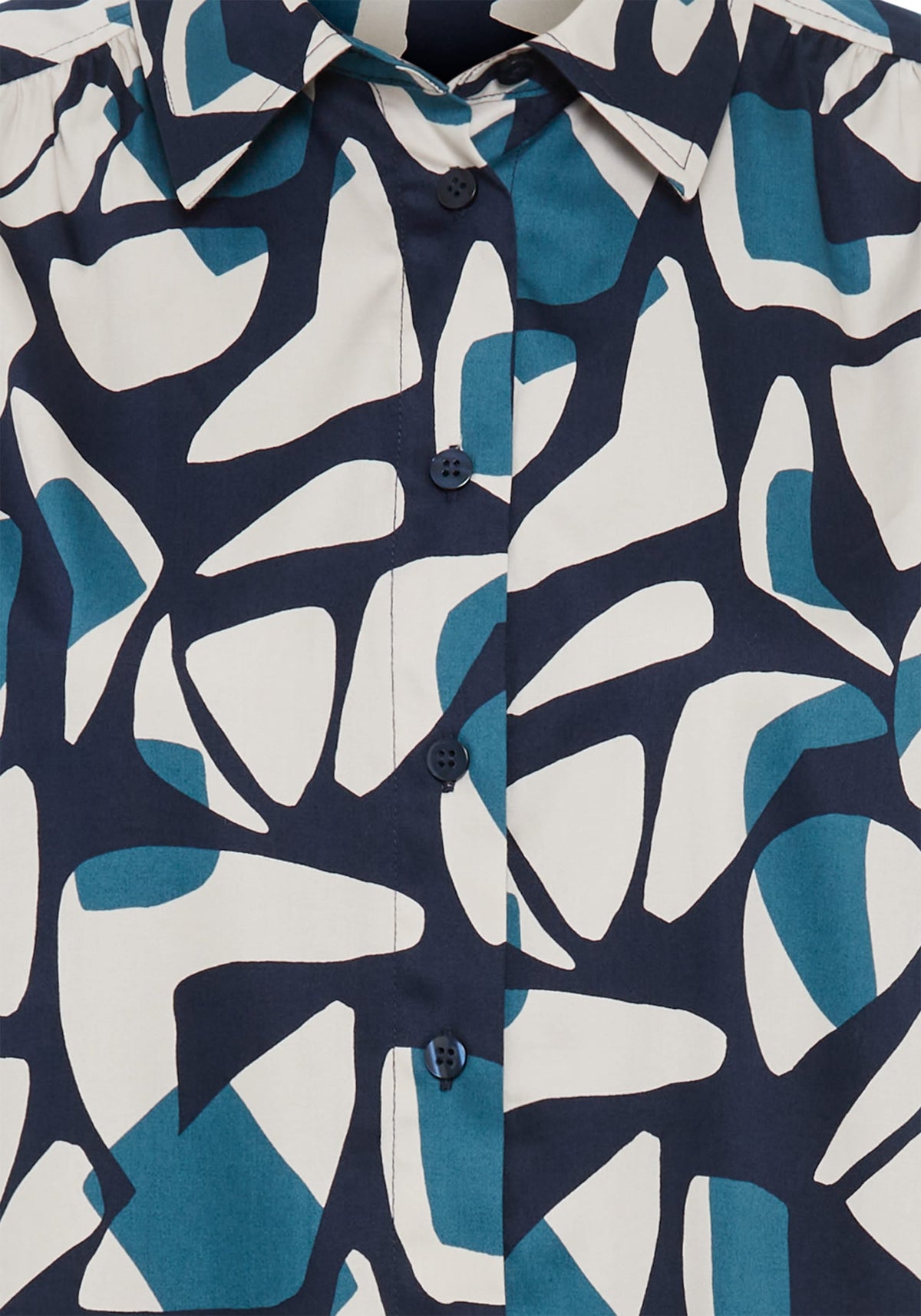 Modern Graphic Shirt Dress
