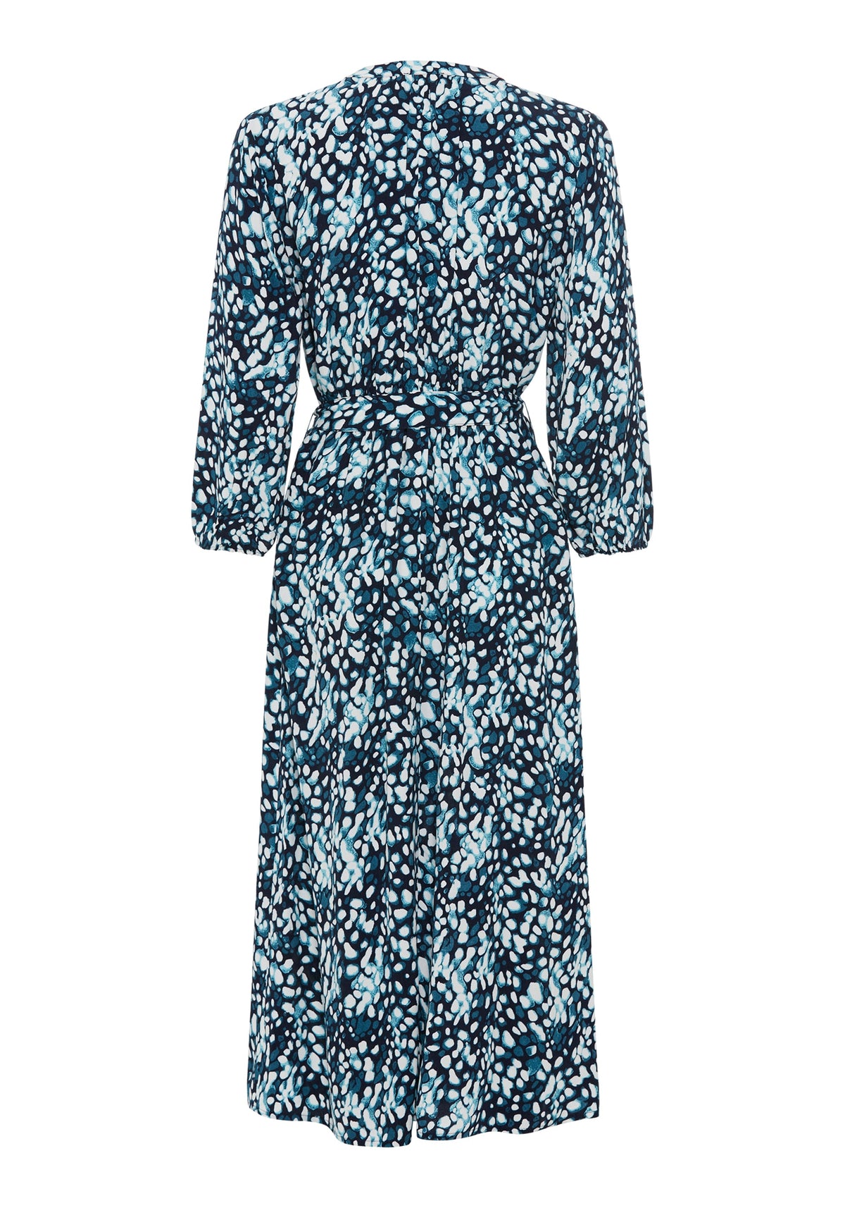 Robe tunique moderne à imprimé animalier