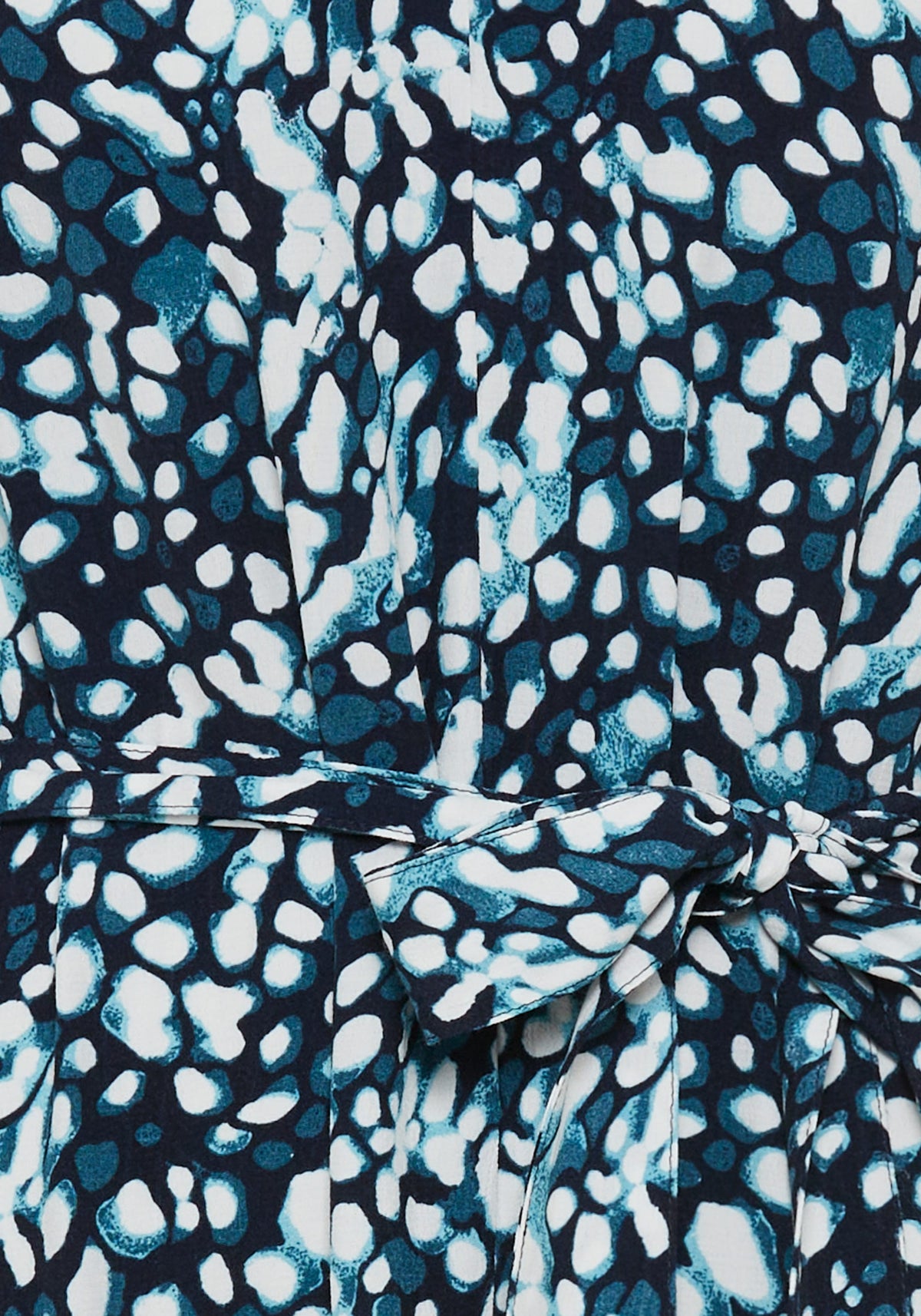 Robe tunique moderne à imprimé animalier