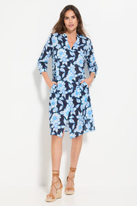 Floral Tunic Shirt Dress