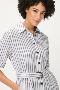 Stripe Shirt Dress