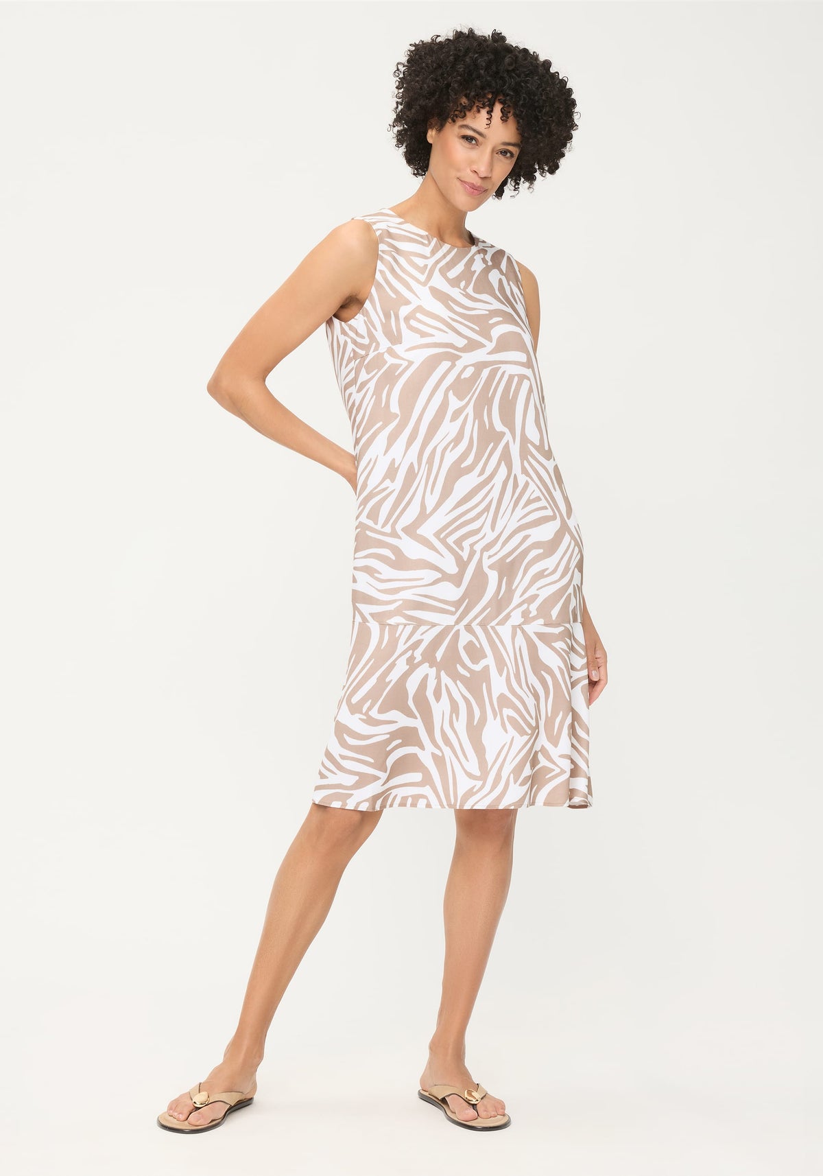 Neo Zebra Sleeveless Dress