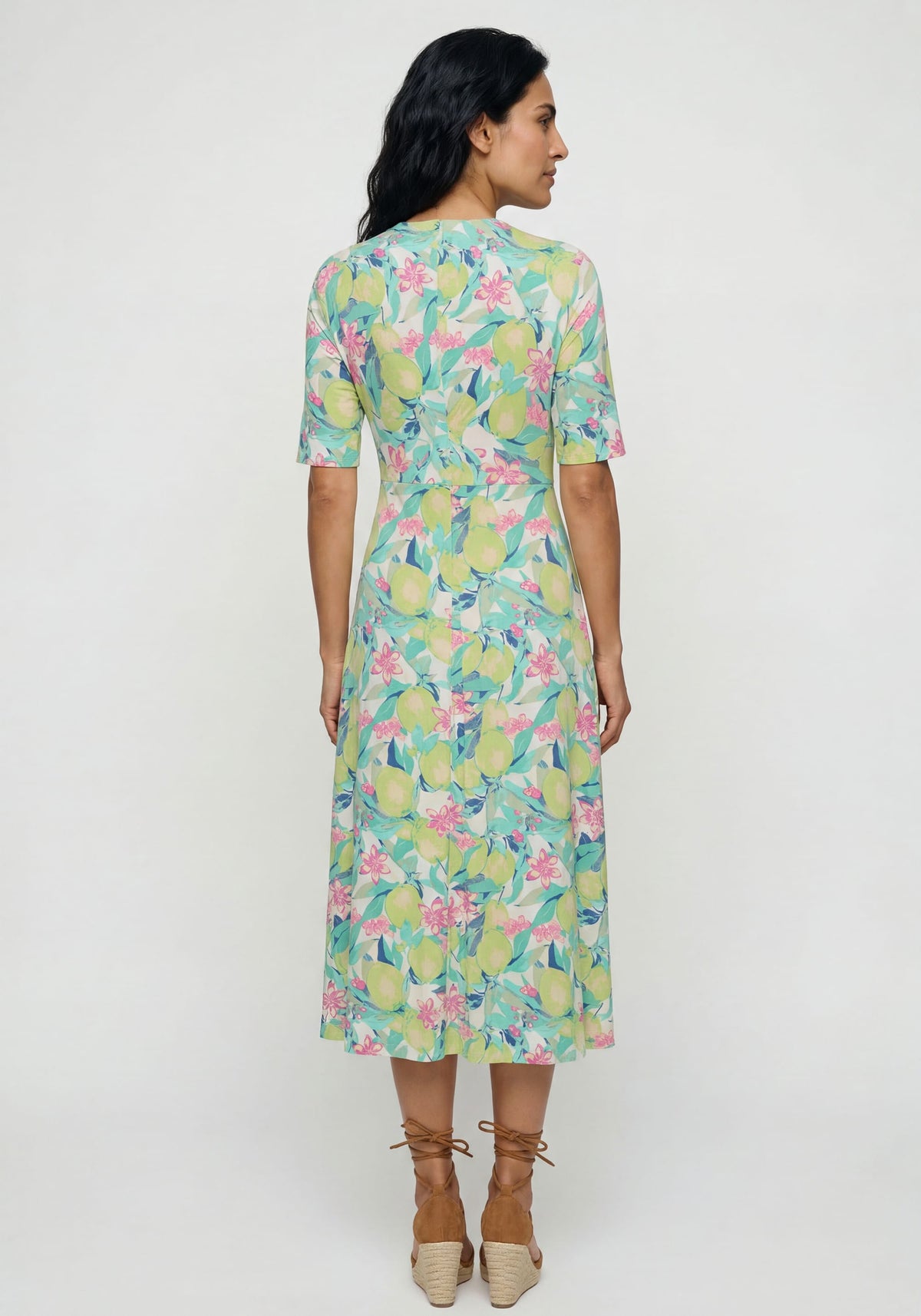 Lush Lemon A-Line Dress