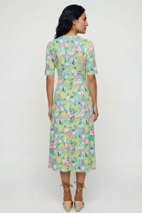 Lush Lemon A-Line Dress