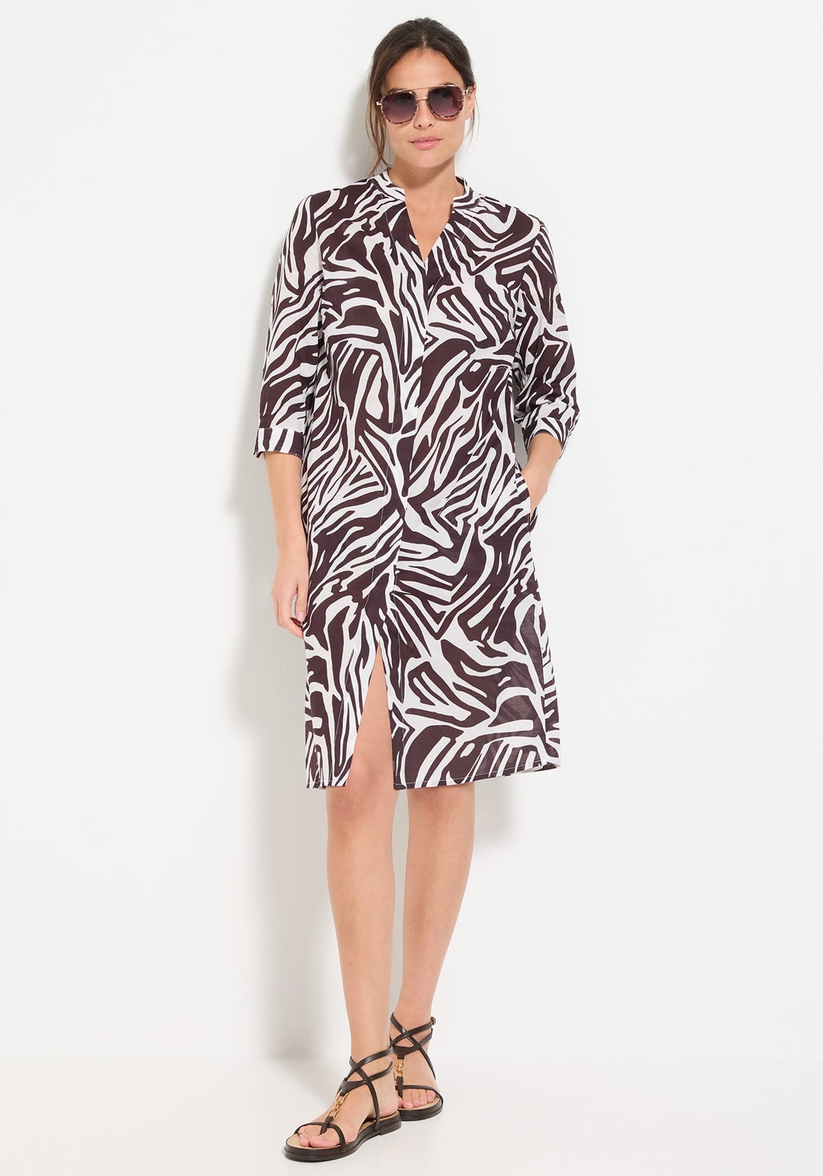 Modern Animal Tunic Shirt Dress