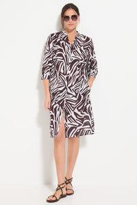 Modern Animal Tunic Shirt Dress