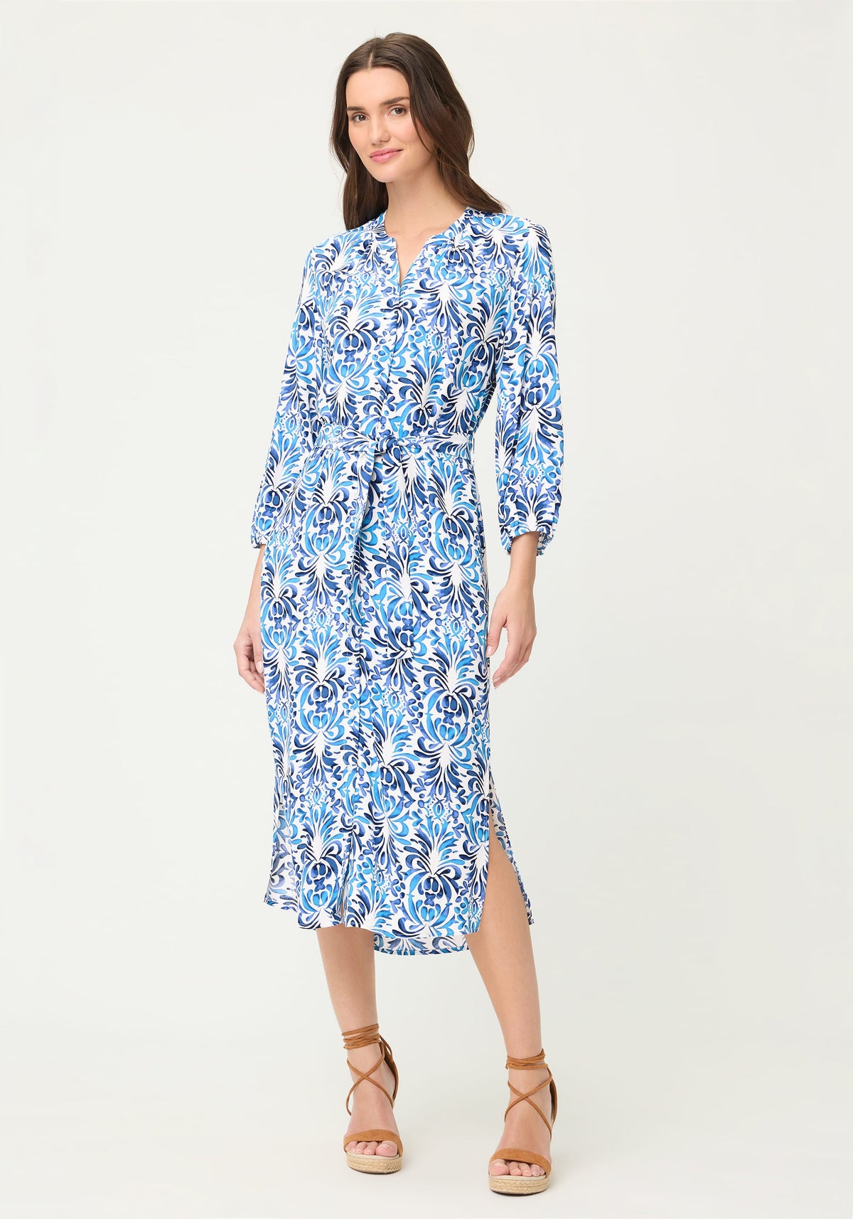 Robe-chemise tunique décorative