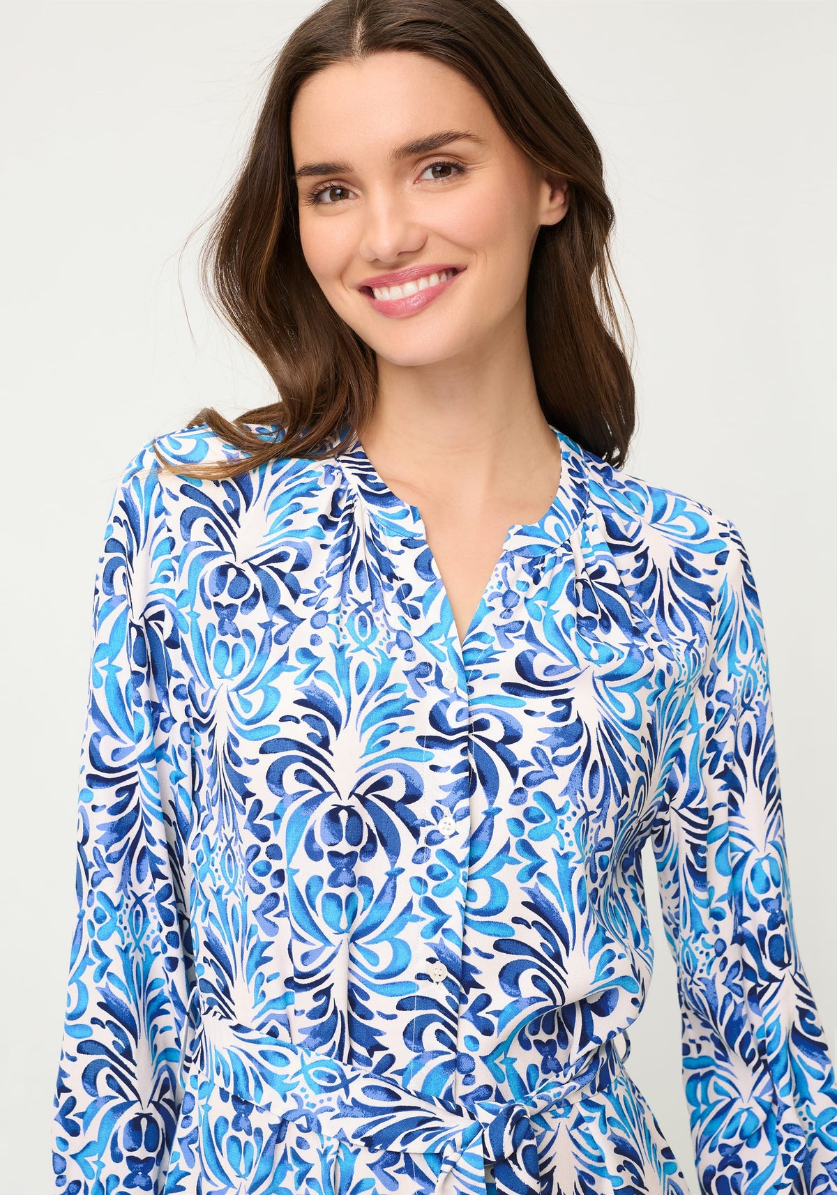 Robe-chemise tunique décorative