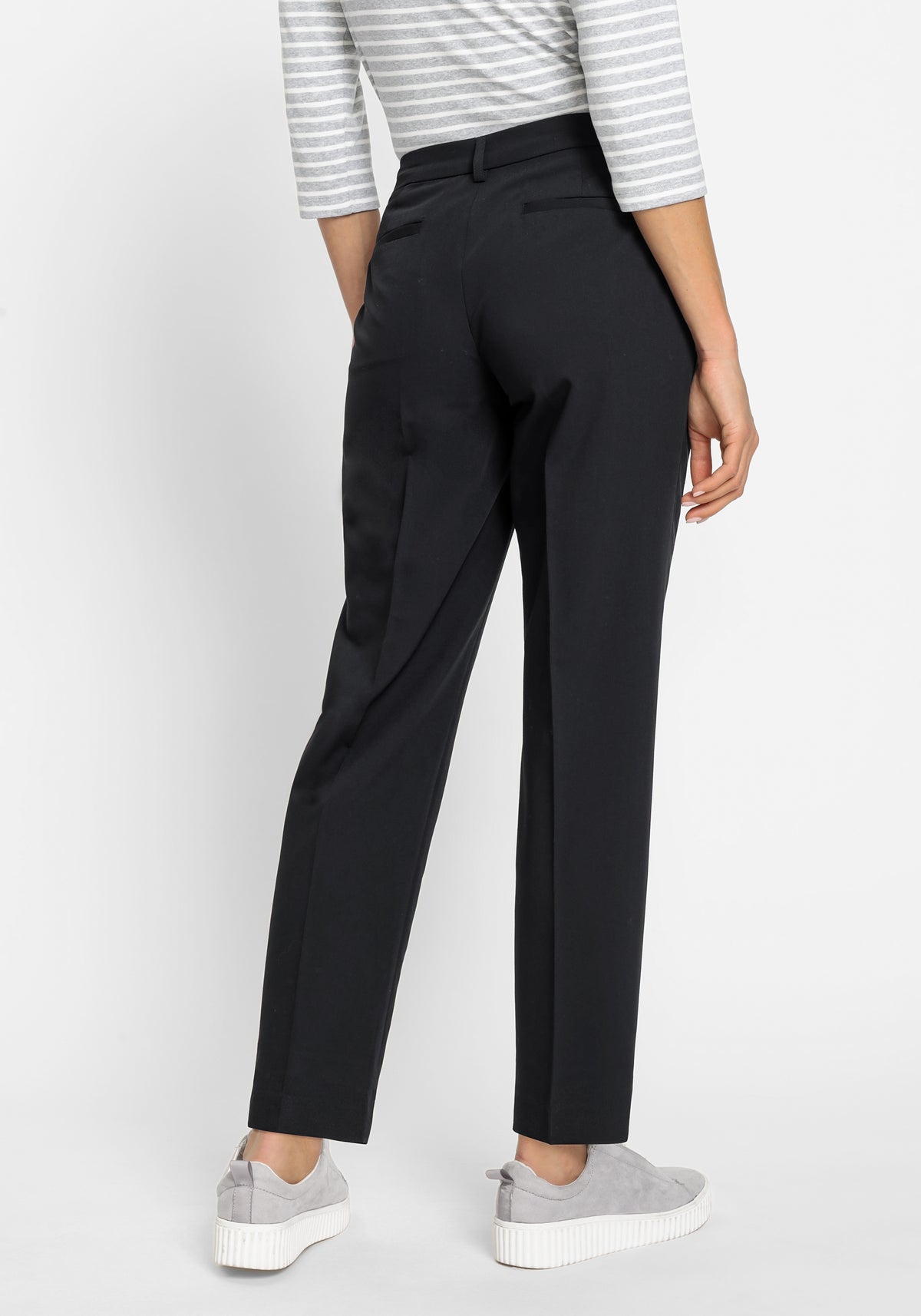Lisa Fit Straight Cropped Trouser