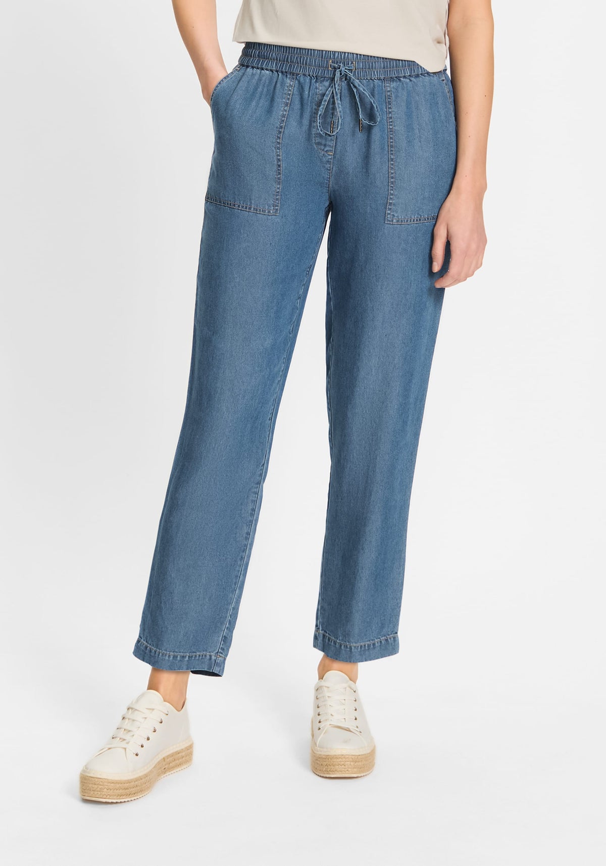 Lisa Straight Leg Soft Denim Pant