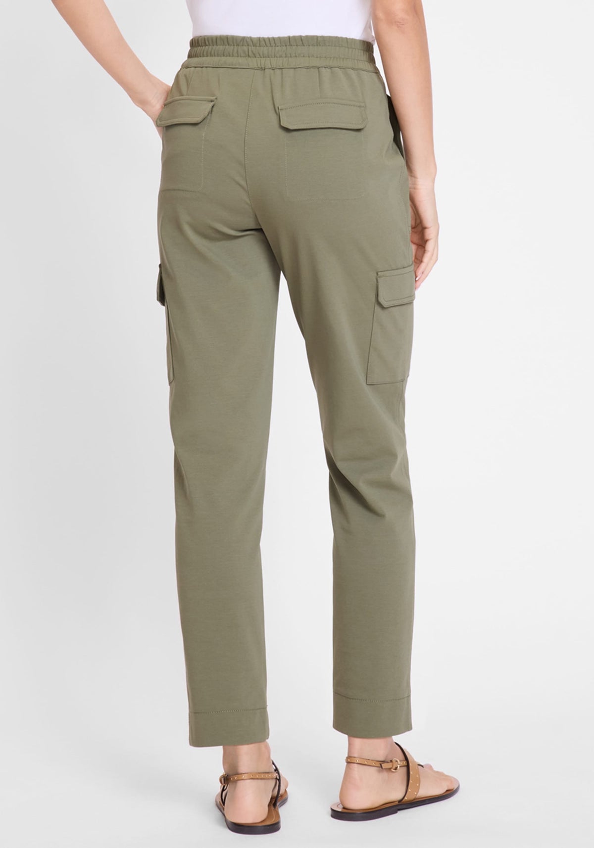 Mona Fit Straight Cropped Cargo Pant