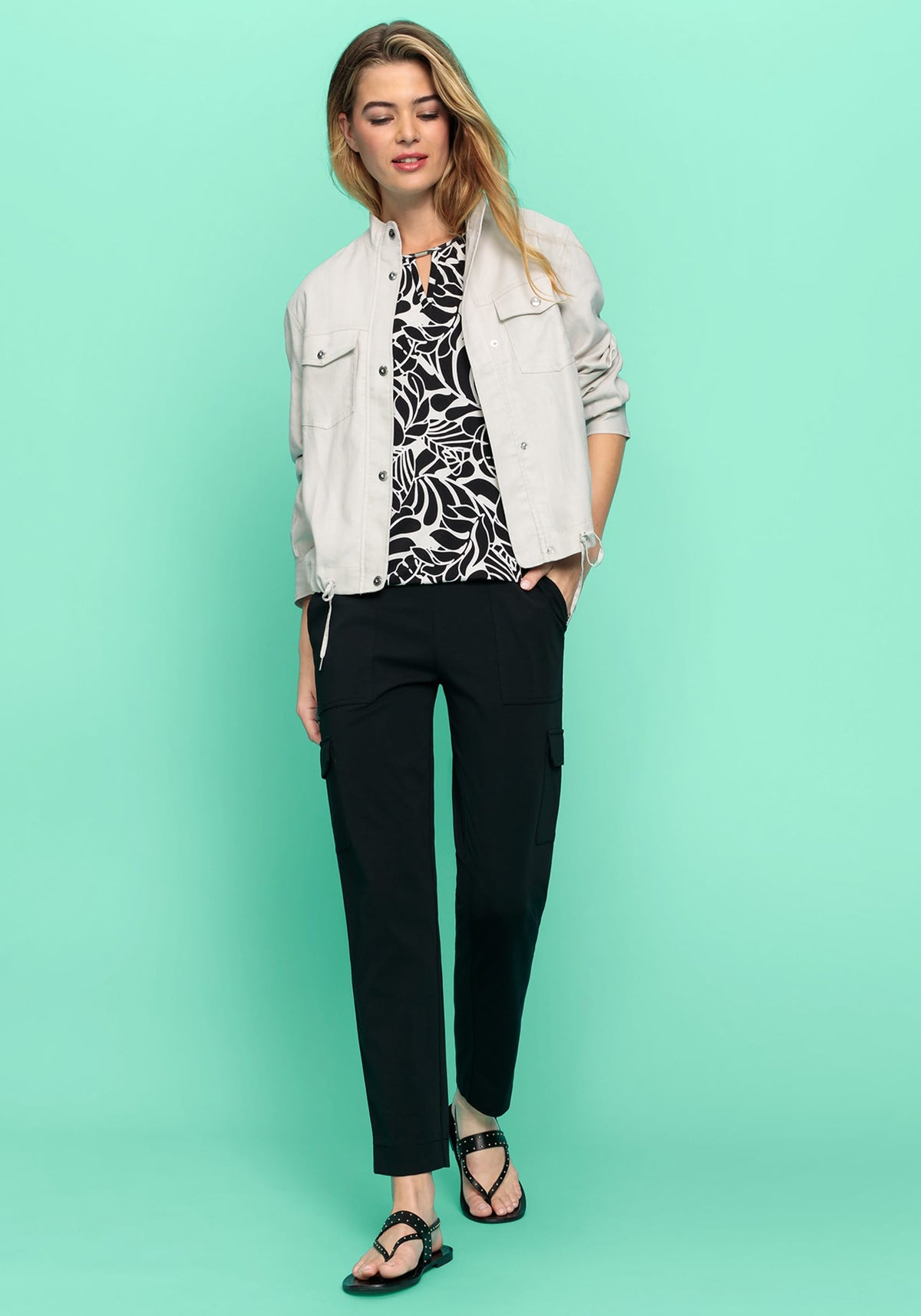 Lisa Fit Cropped Cargo Pant