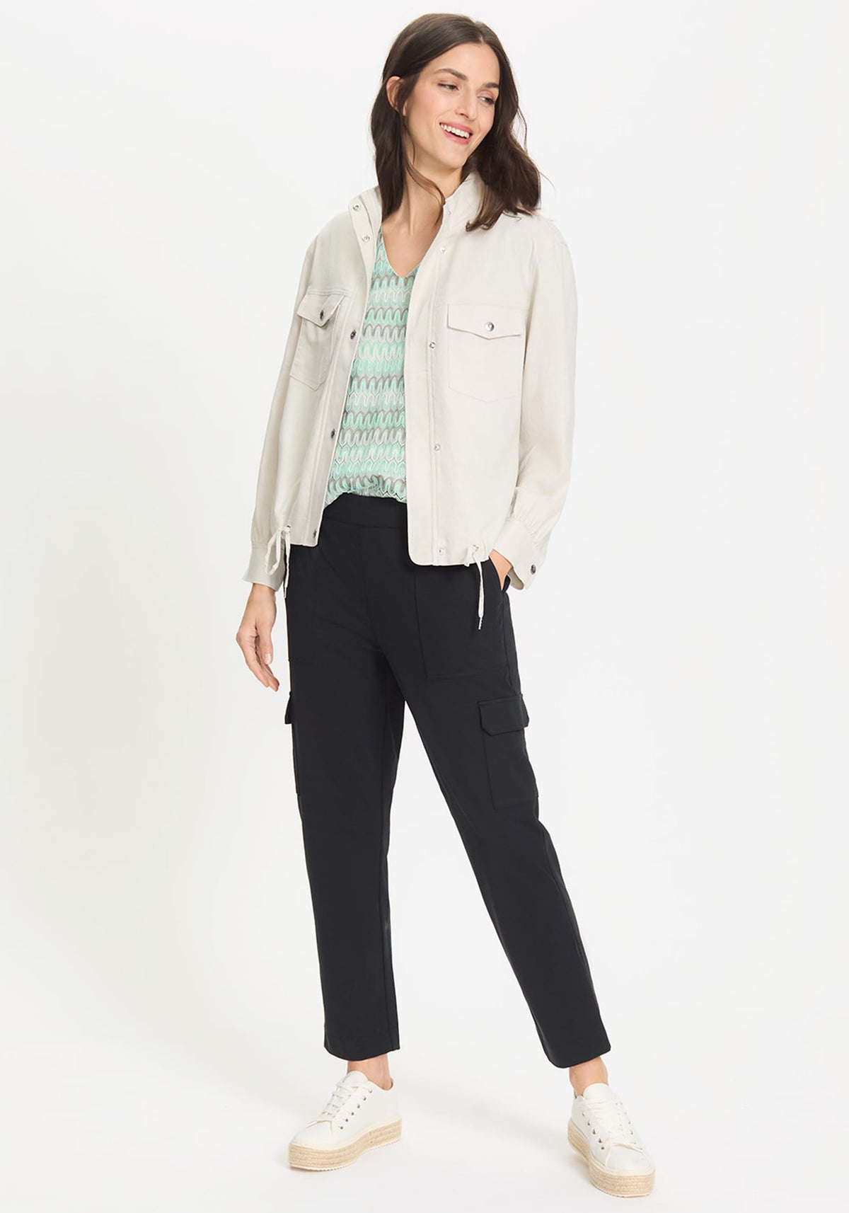 Lisa Fit Cropped Cargo Pant