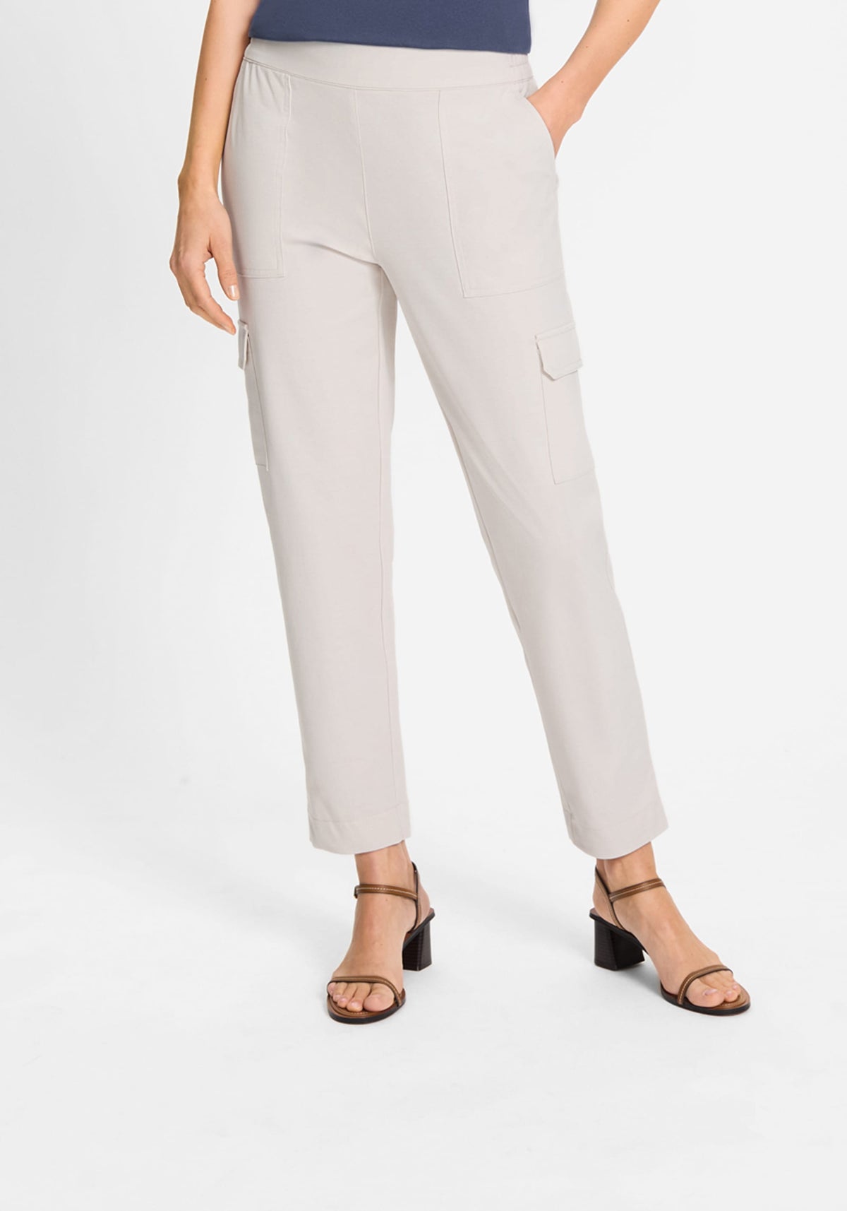 Lisa Fit Straight Cropped Cargo Pant
