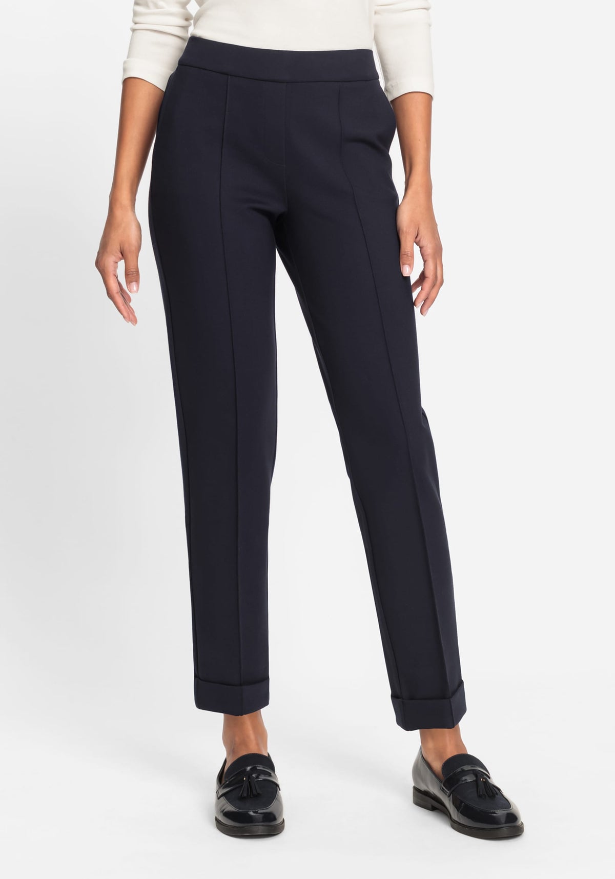 Lisa Fit Cropped Pull-On Jersey Pant