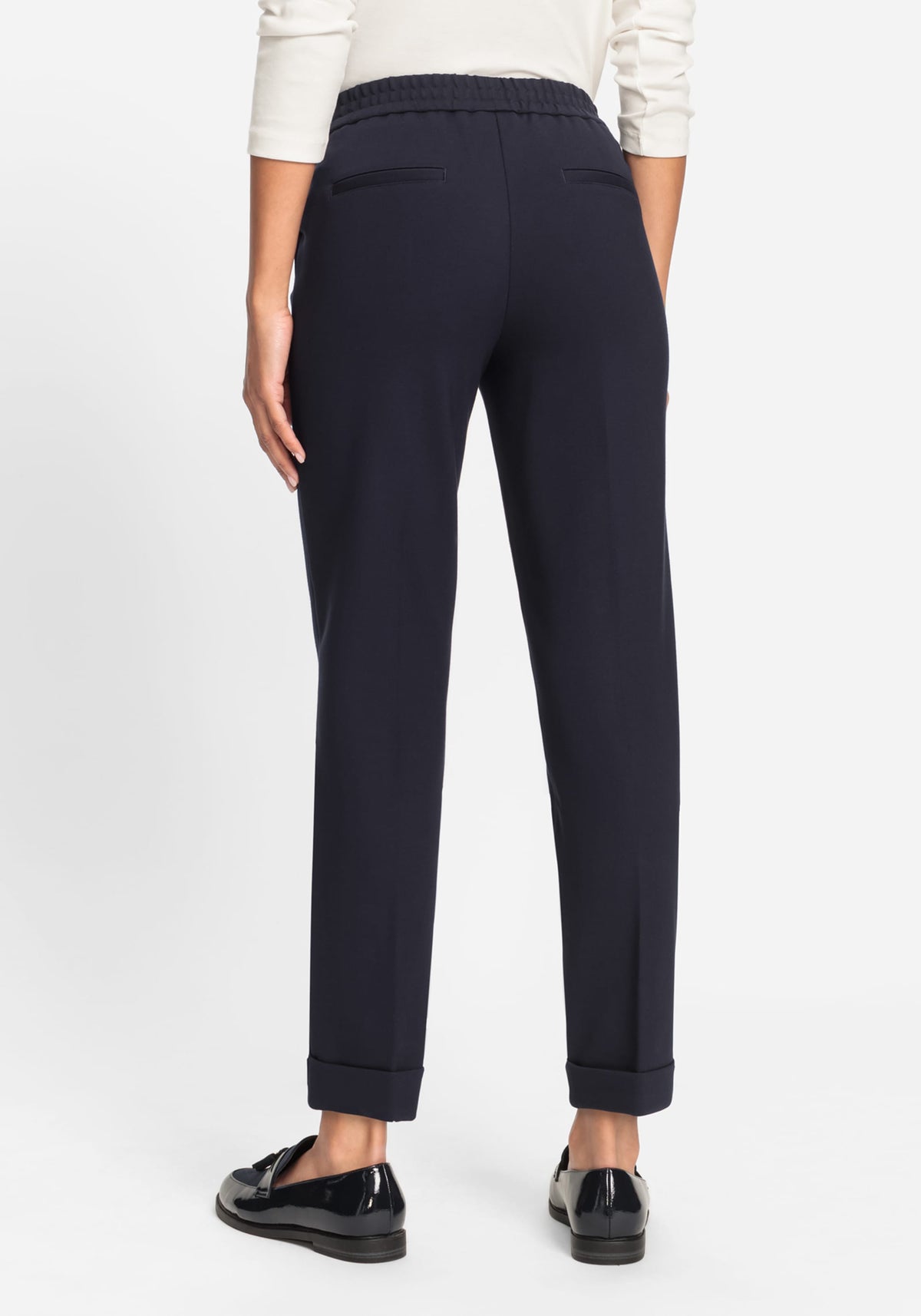 Lisa Fit Cropped Pull-On Jersey Pant