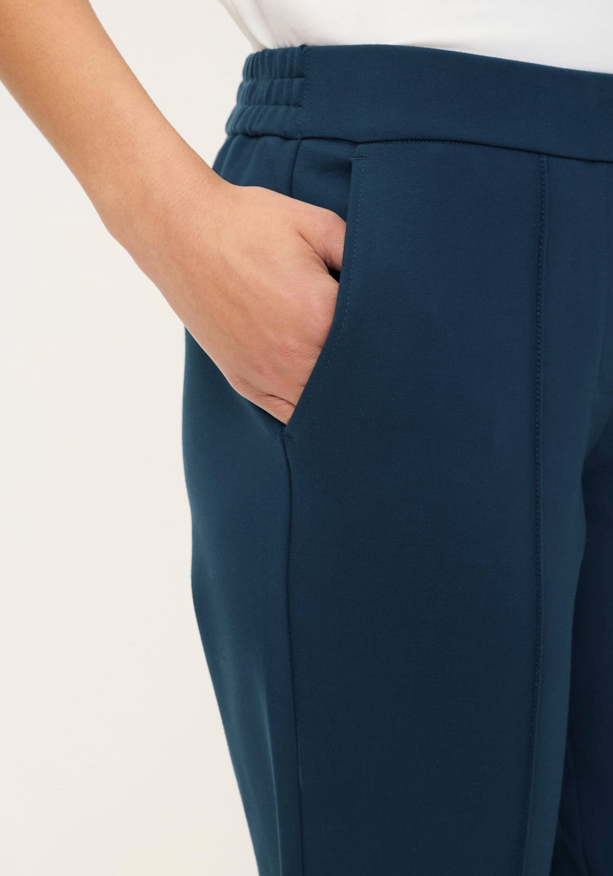 Pantalon en tricot Ponte Roma à enfiler