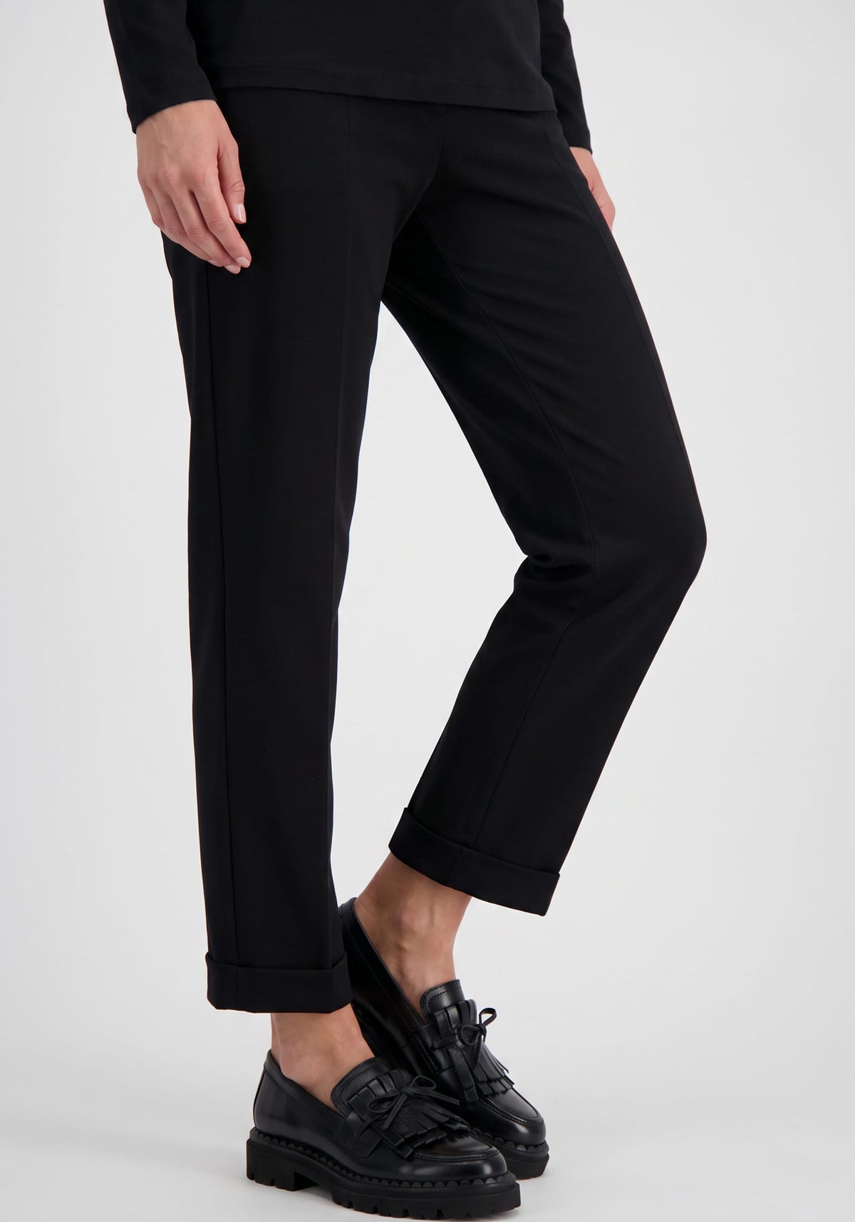 Cropped Jersey Knit Pant