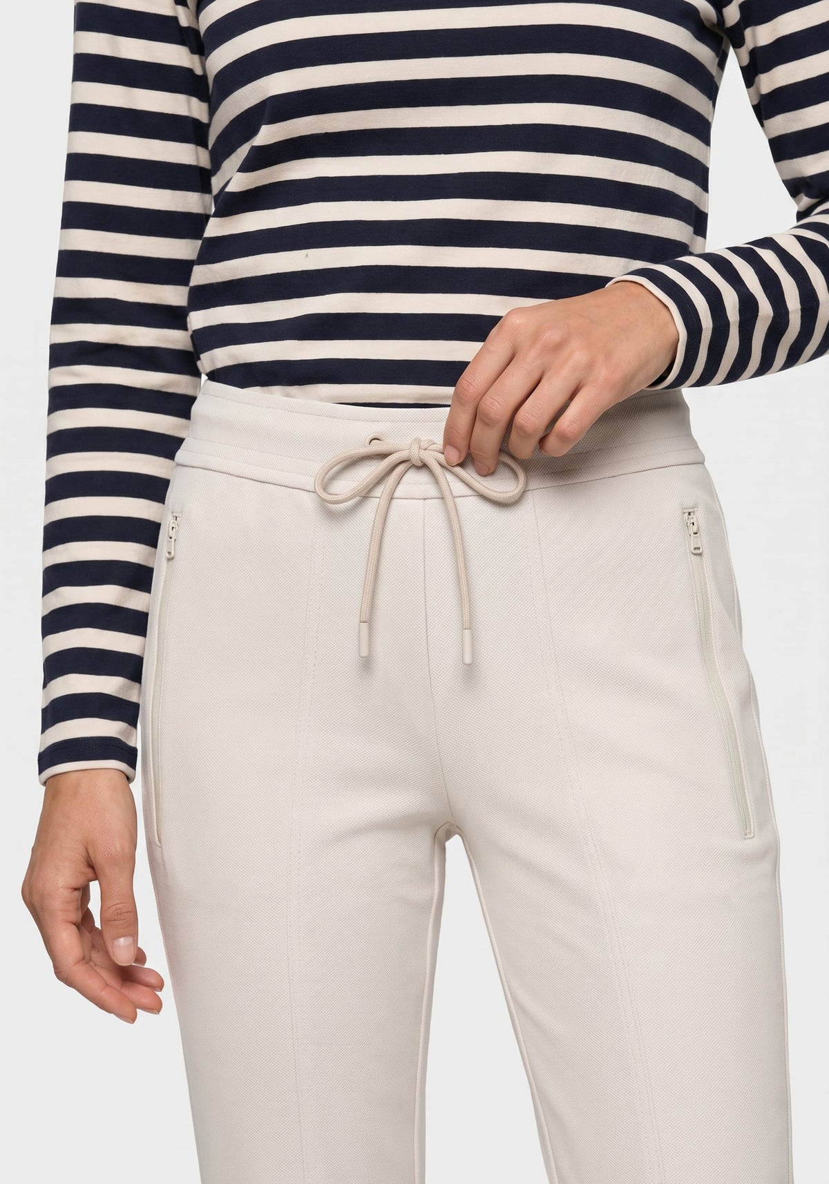 Stretch Rib Knit Pant