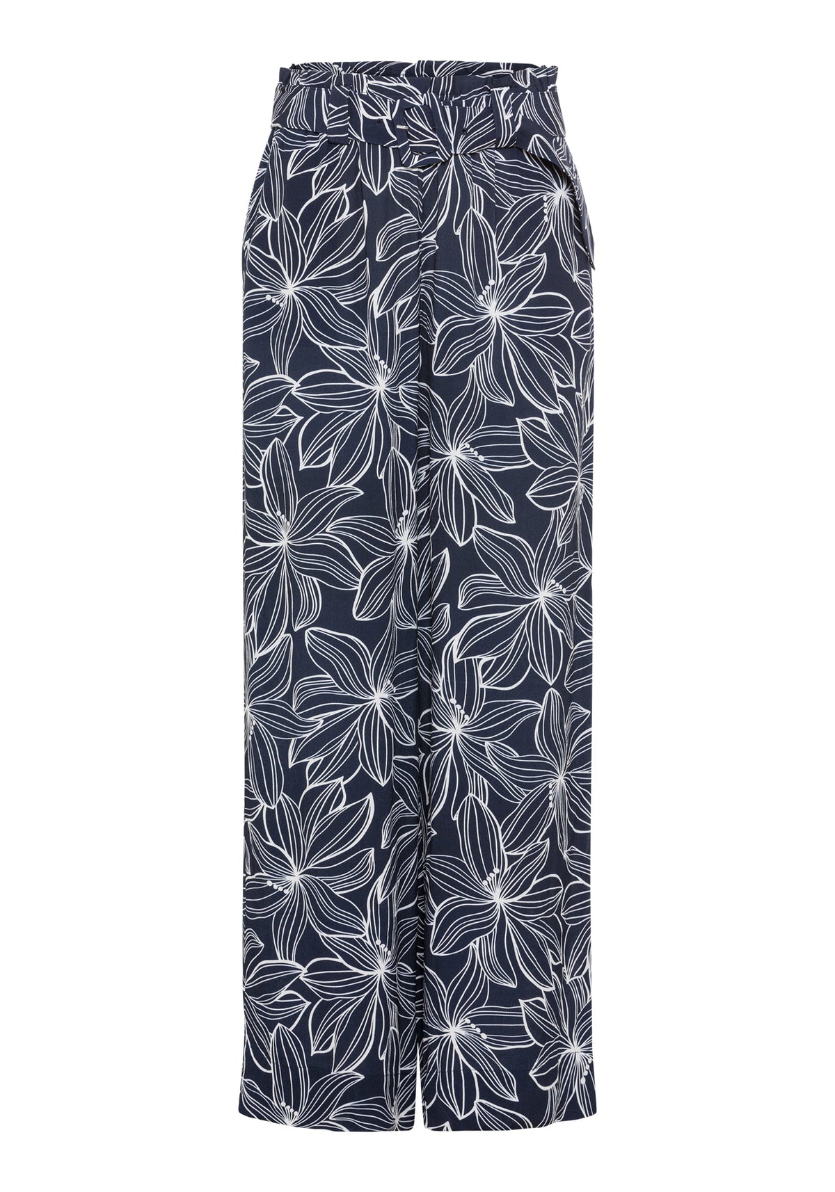 Anna Fit Wide Leg Floral Trouser