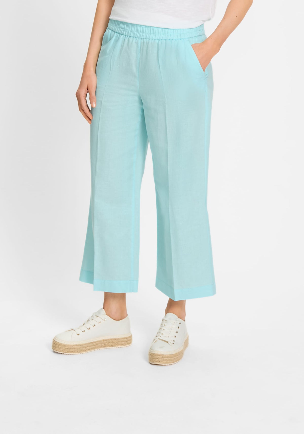 Anna Fit Wide Leg Pull-On Culottes