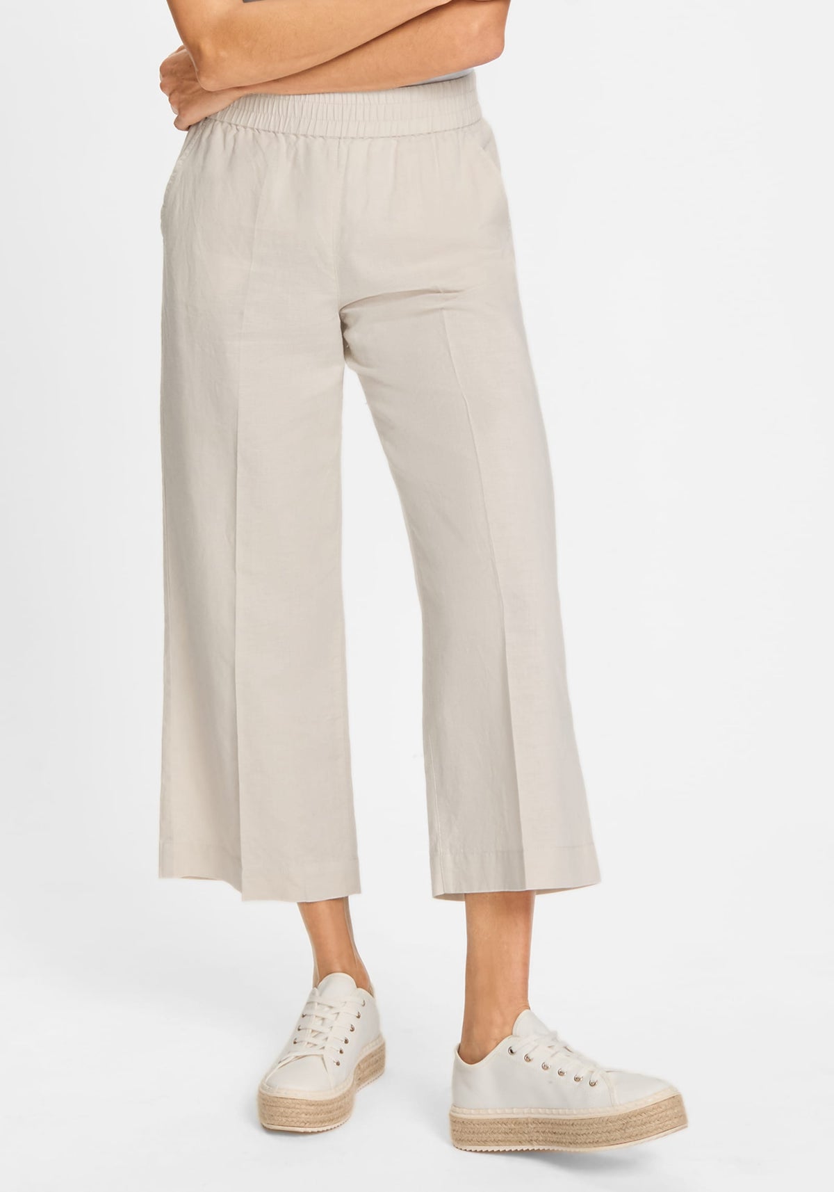 Anna Fit Wide Leg Pull-On Culottes