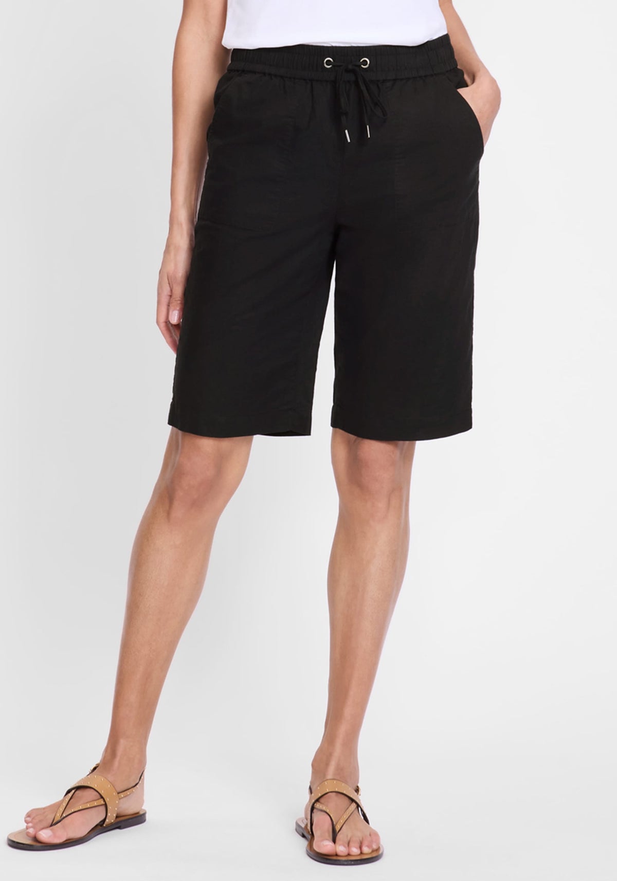 Lisa Fit Cotton Linen Short