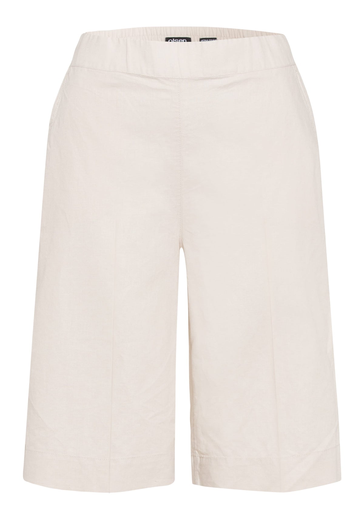 Short droit en coton lin Mona Fit