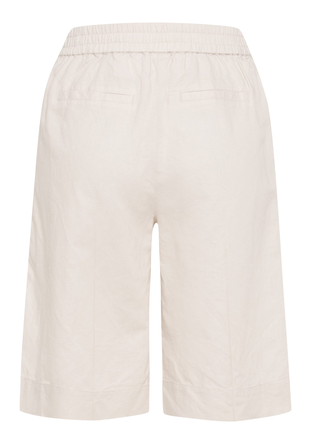 Short droit en coton lin Mona Fit