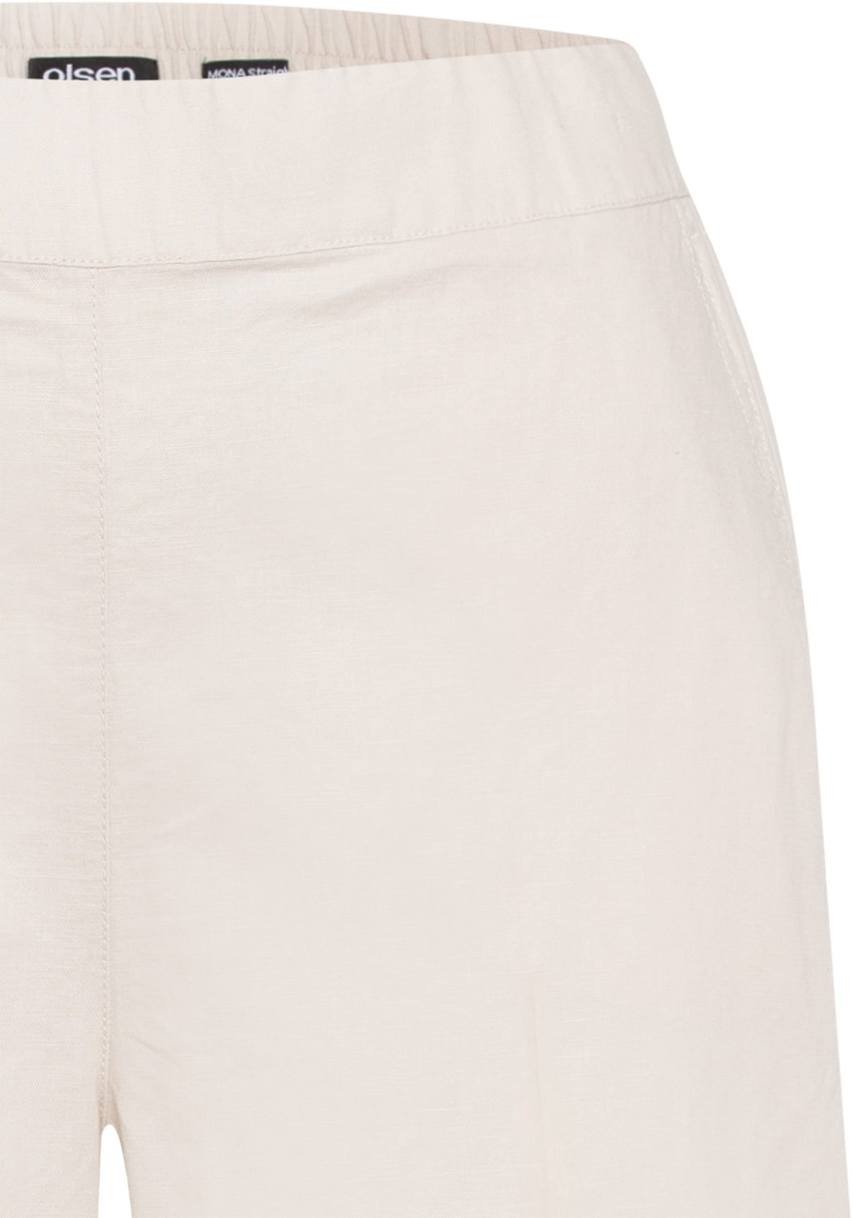 Short droit en coton lin Mona Fit