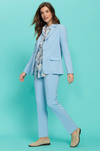 Lisa Fit Straight Leg Solid Trouser