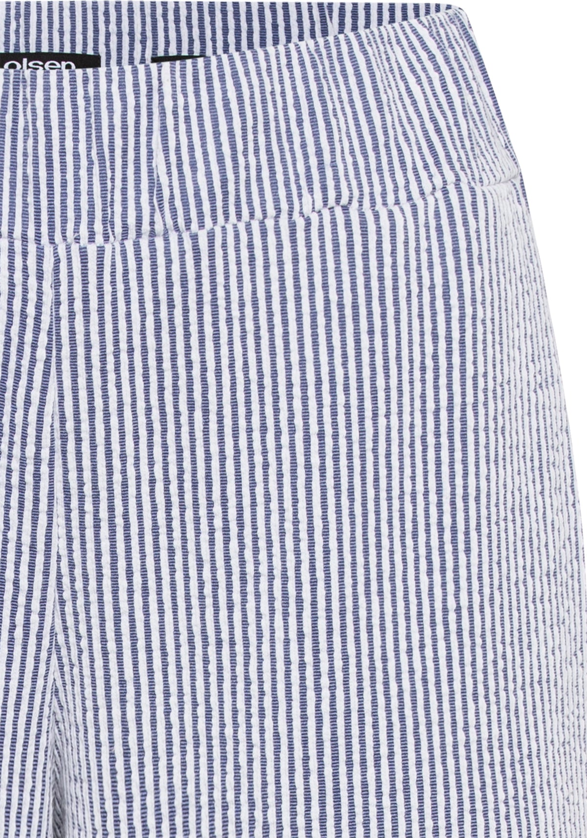 Anna Fit Wide Leg Seersucker Pant