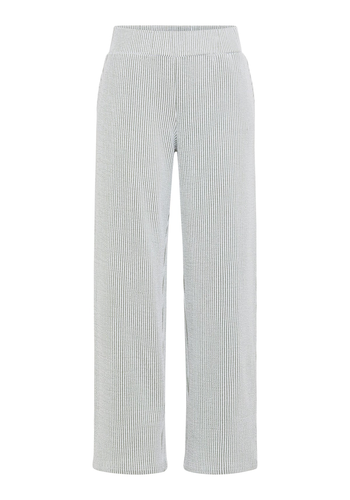 Pantalon court en seersucker à enfiler