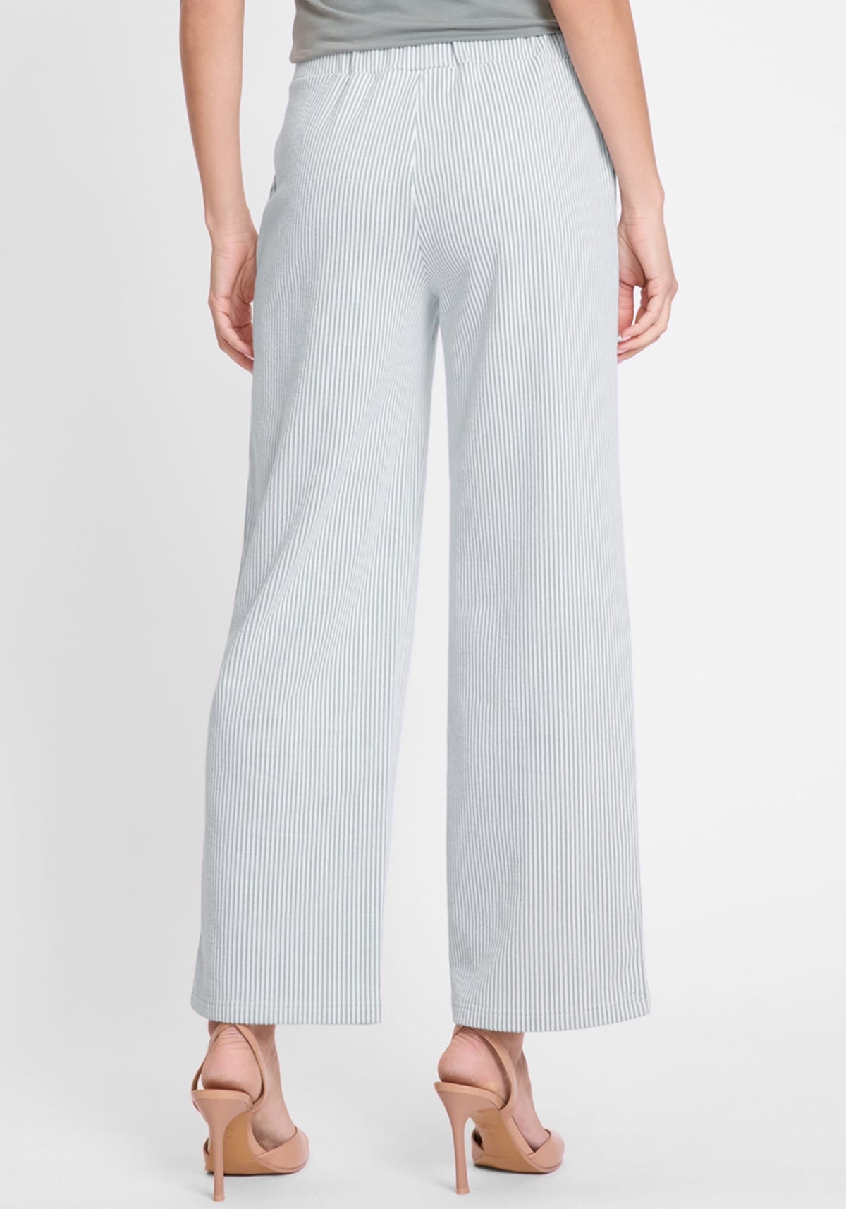 Pantalon Seersucker stretch Anna Fit
