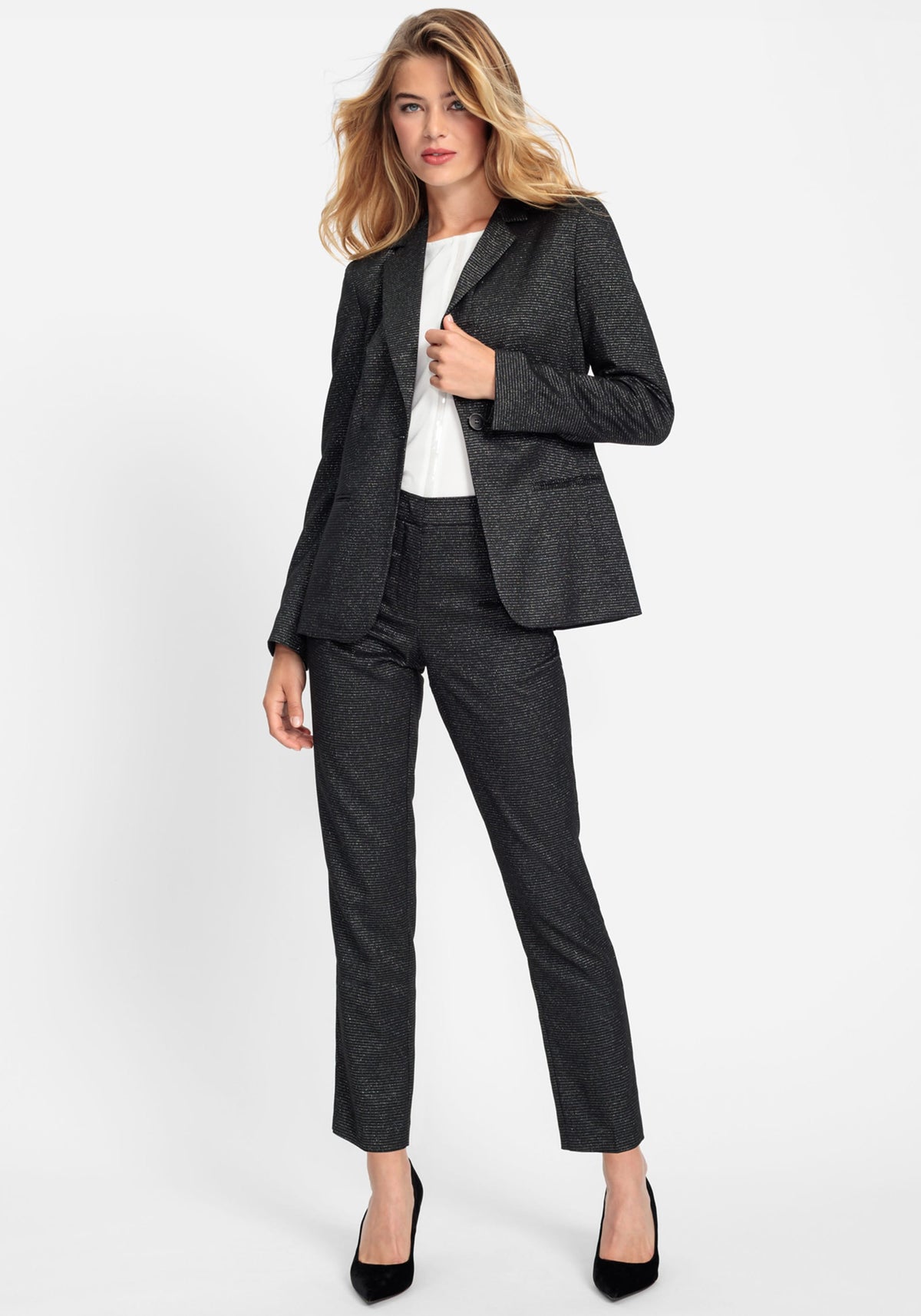 Lisa Fit Cropped Sparkle Trouser