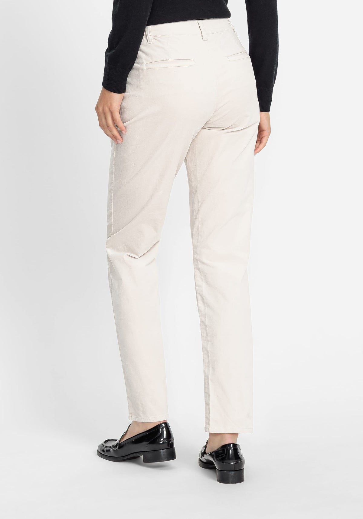 Mona Fit Slim Leg Cord Trouser