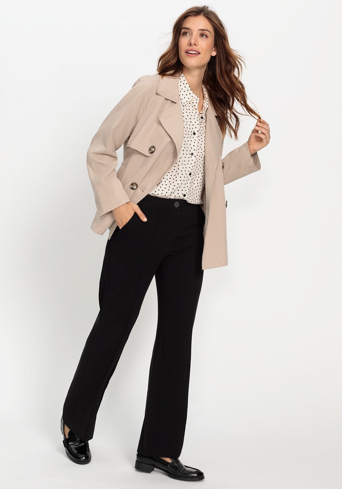 Dana Fit Wide Leg Trouser