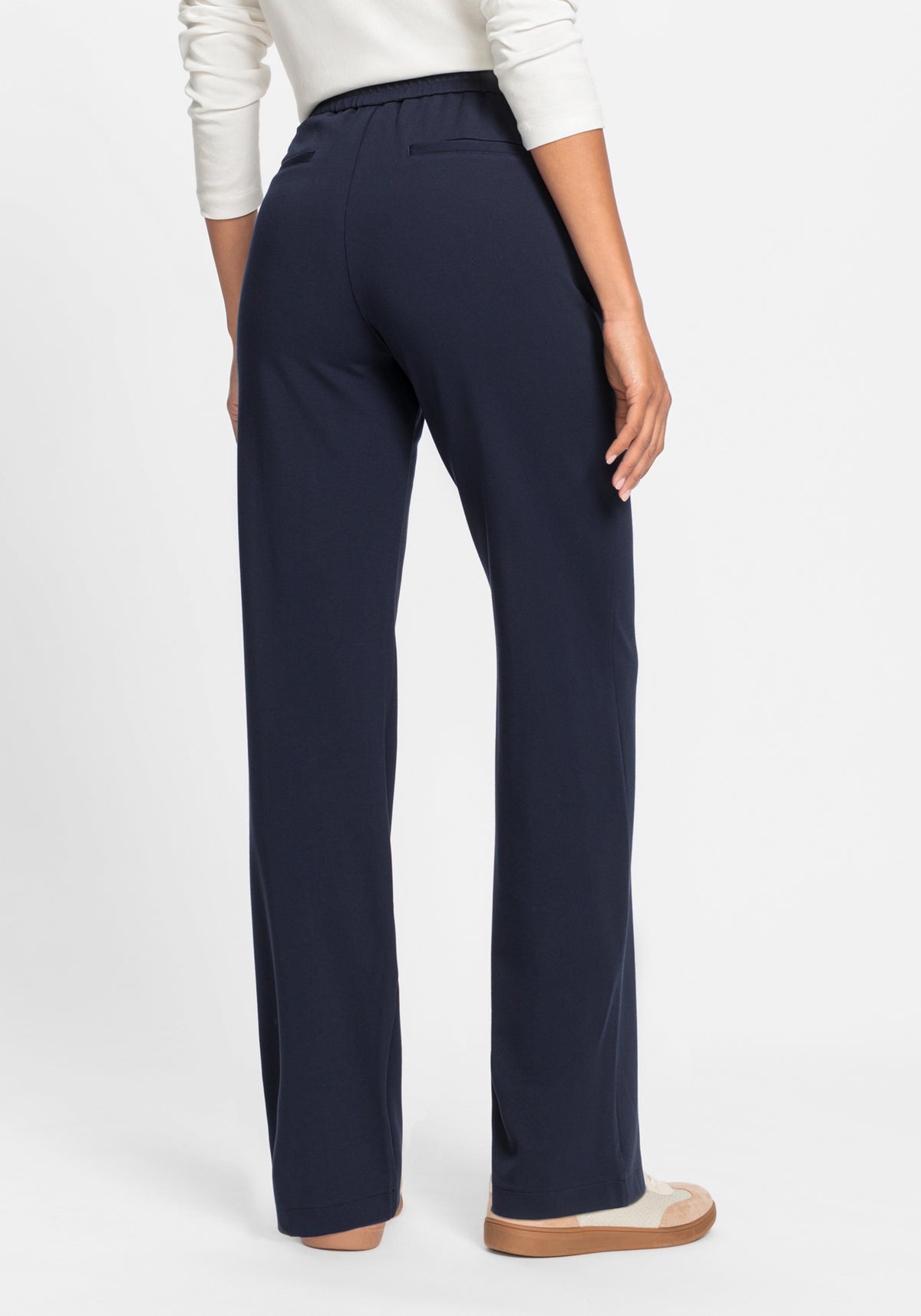 Anna Fit Loose Leg Knit Trouser