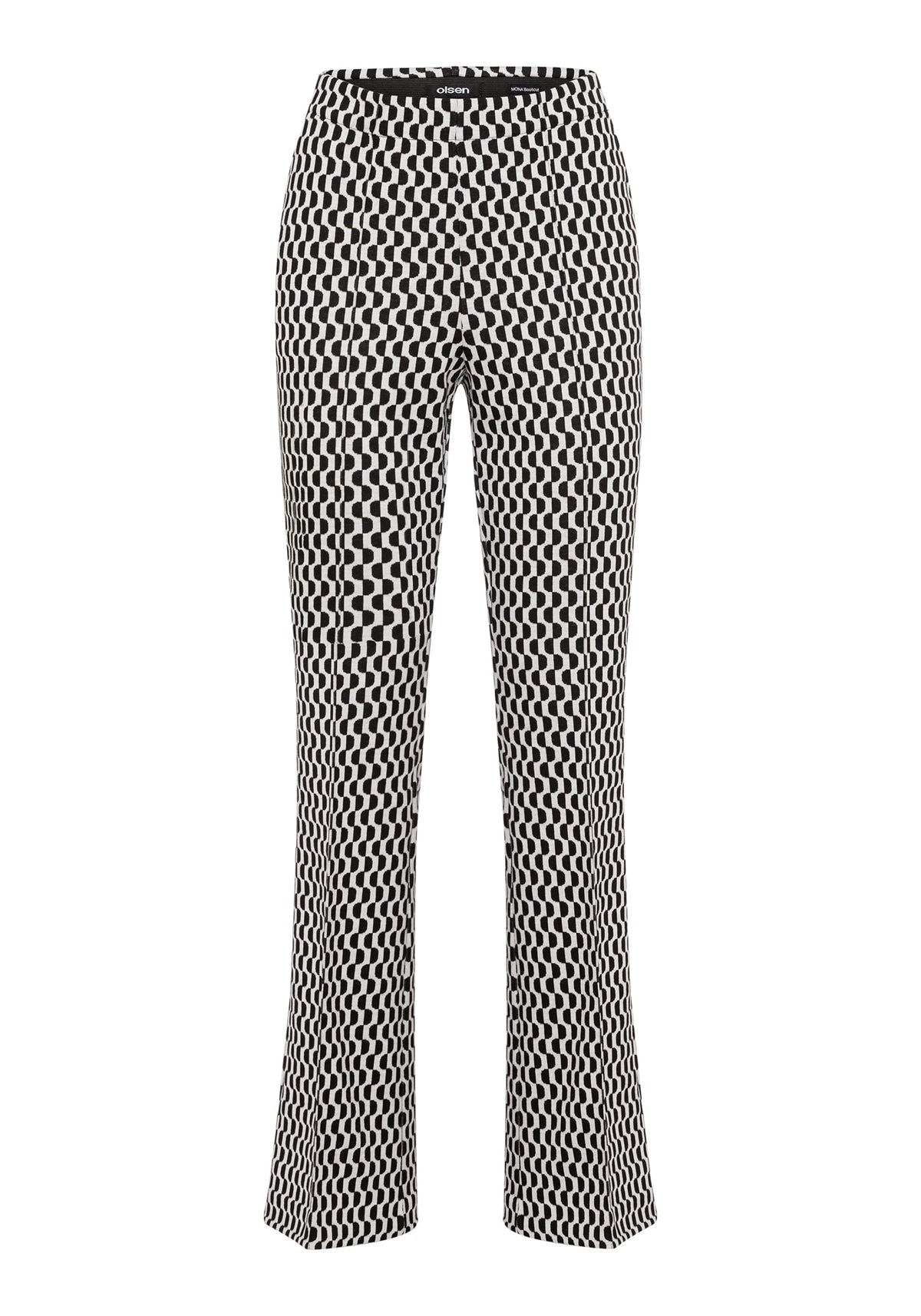 Mona Fit Slim Pattern Knit Pant