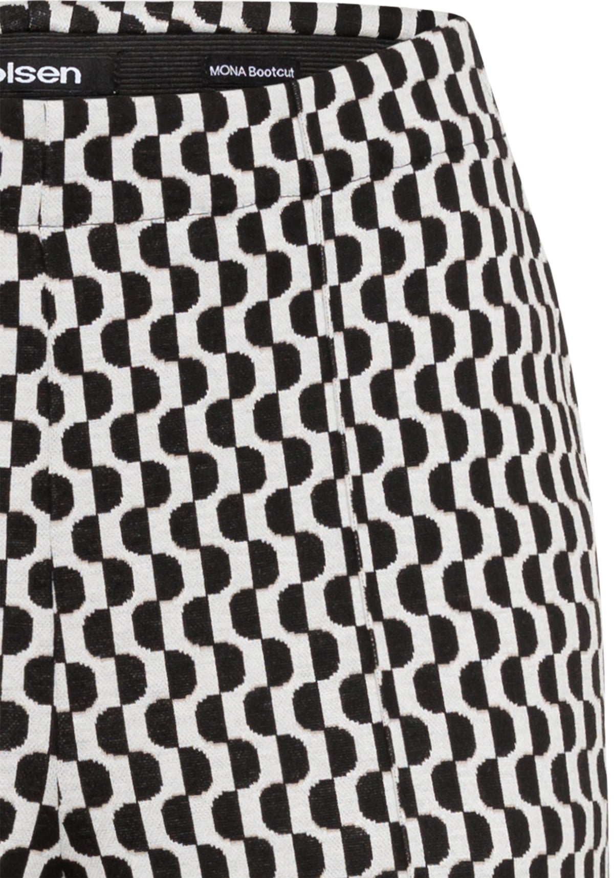 Mona Fit Slim Pattern Knit Pant