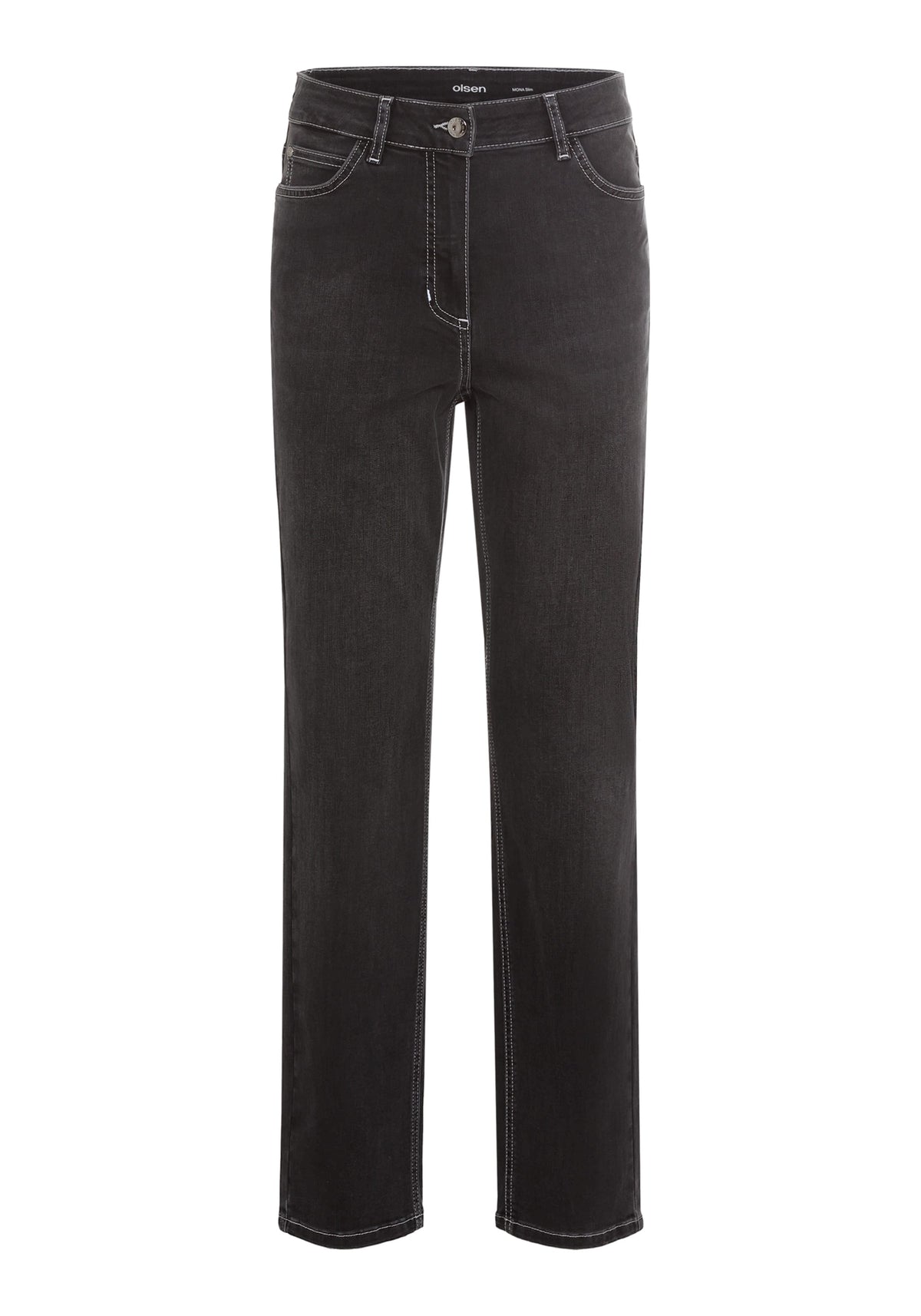 Mona Fit Slim Leg Dark Washed Jeans