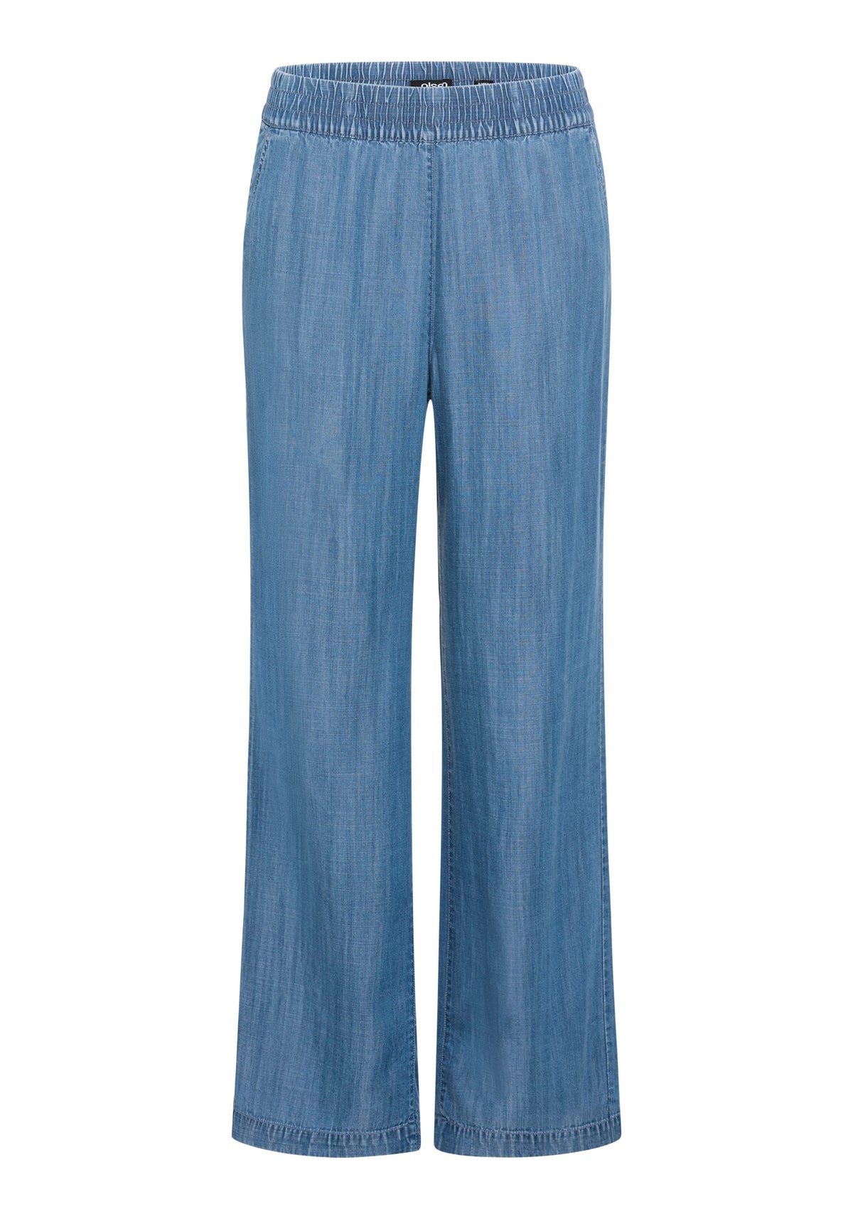 Anna Fit Wide Leg Denim Look Pant